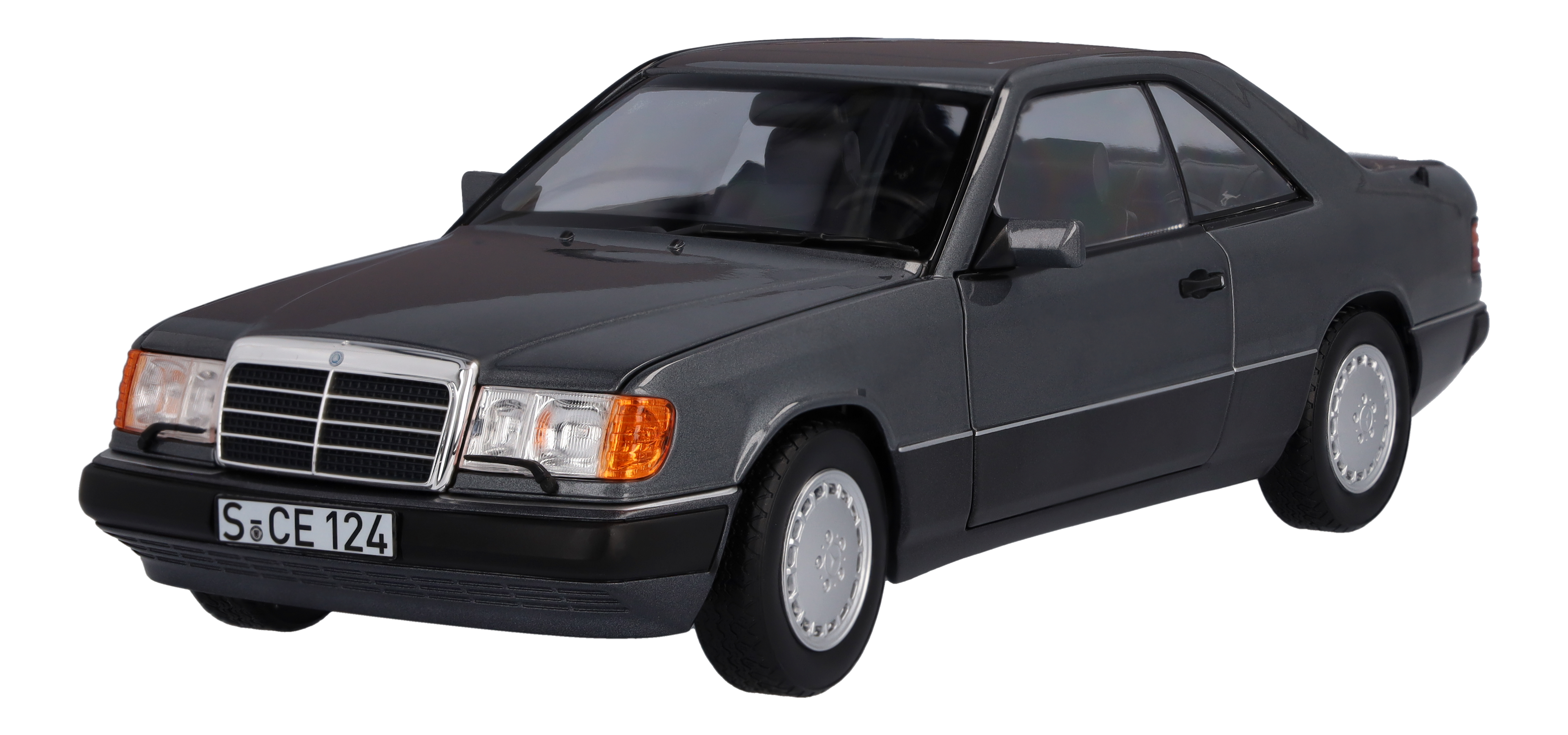 Coupé 300 CE-24 C124 (1988-1992) - Grigio perlato, Norev, 1:18