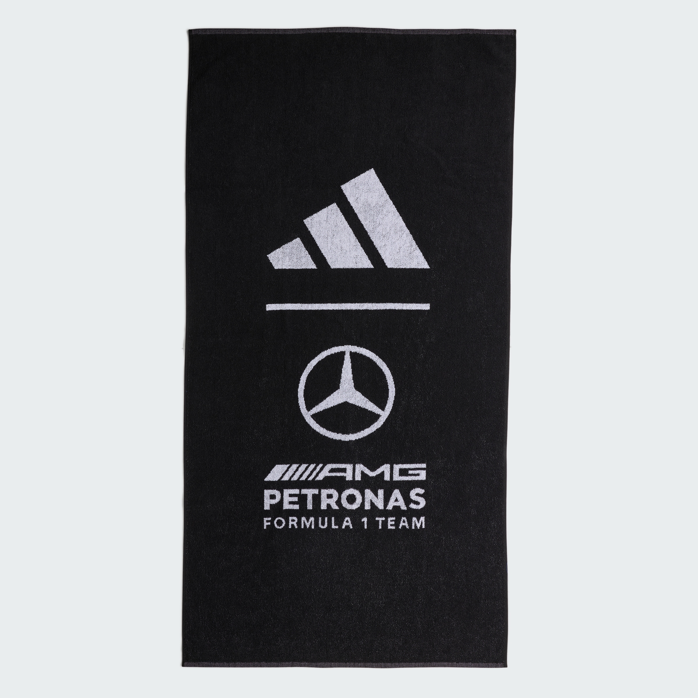 Asciugamano, Mercedes-AMG F1 - colore nero, cotone, adidas
