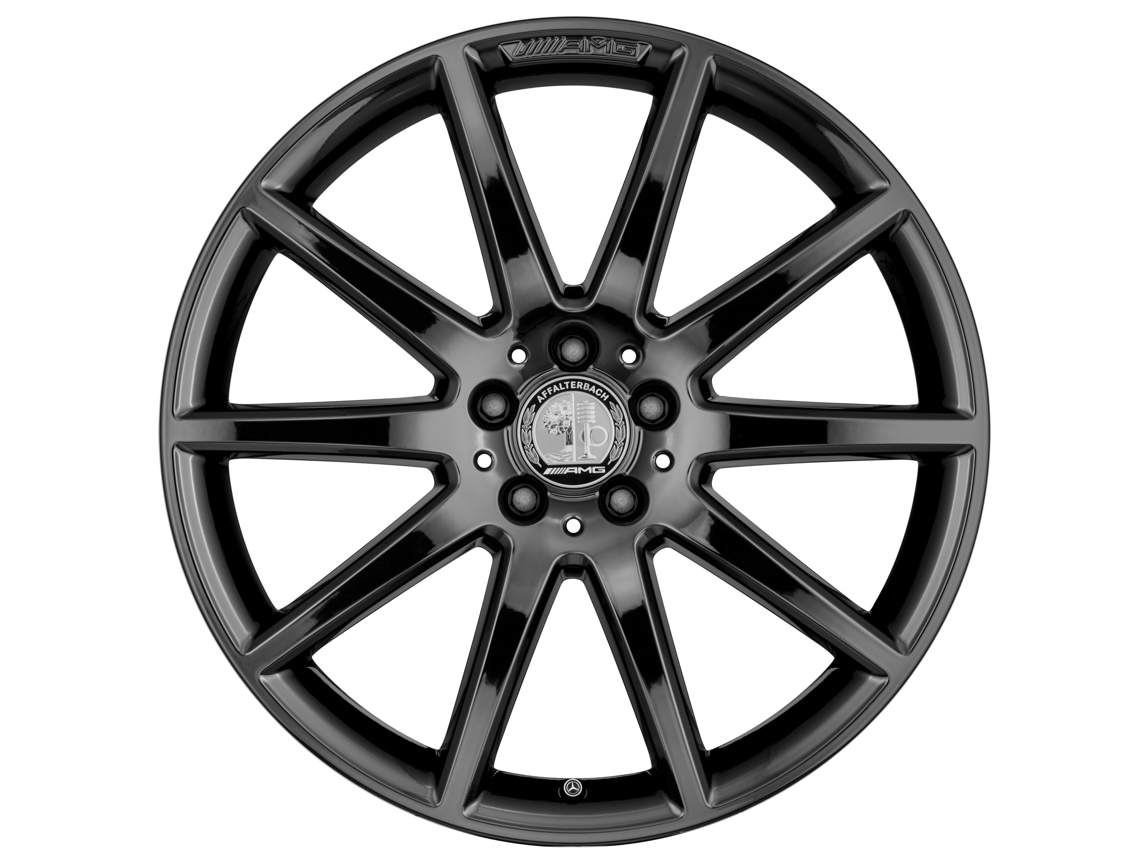 AMG 10-Speichen-Rad, 50,8 cm (20 Zoll) - 8 J x 20 ET 43,5, titanschwarz, hochglänzend