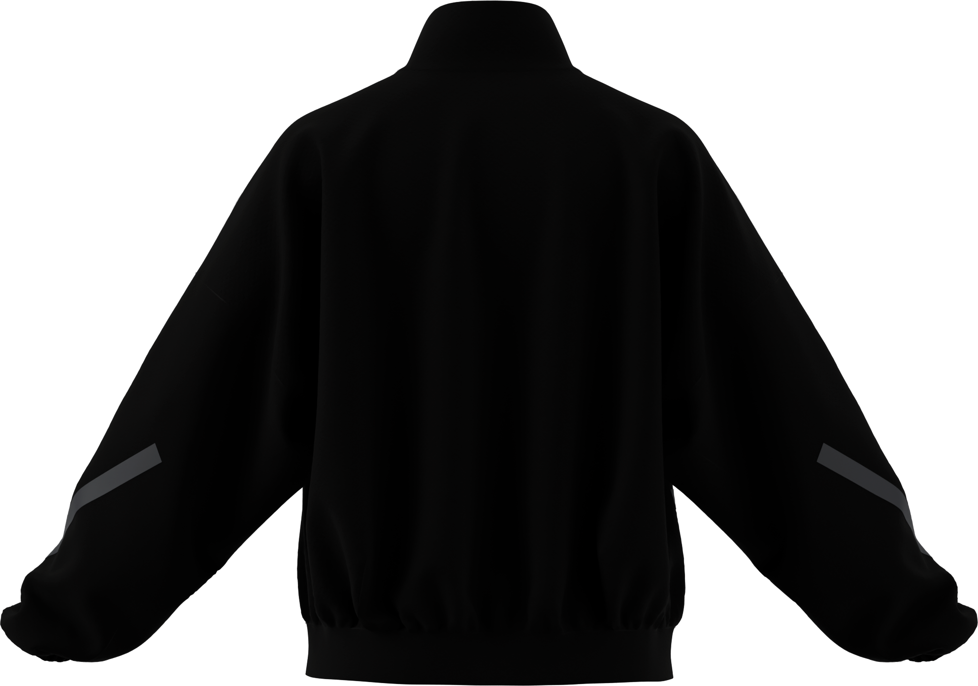 Felpa con zip unisex - colore nero, XS