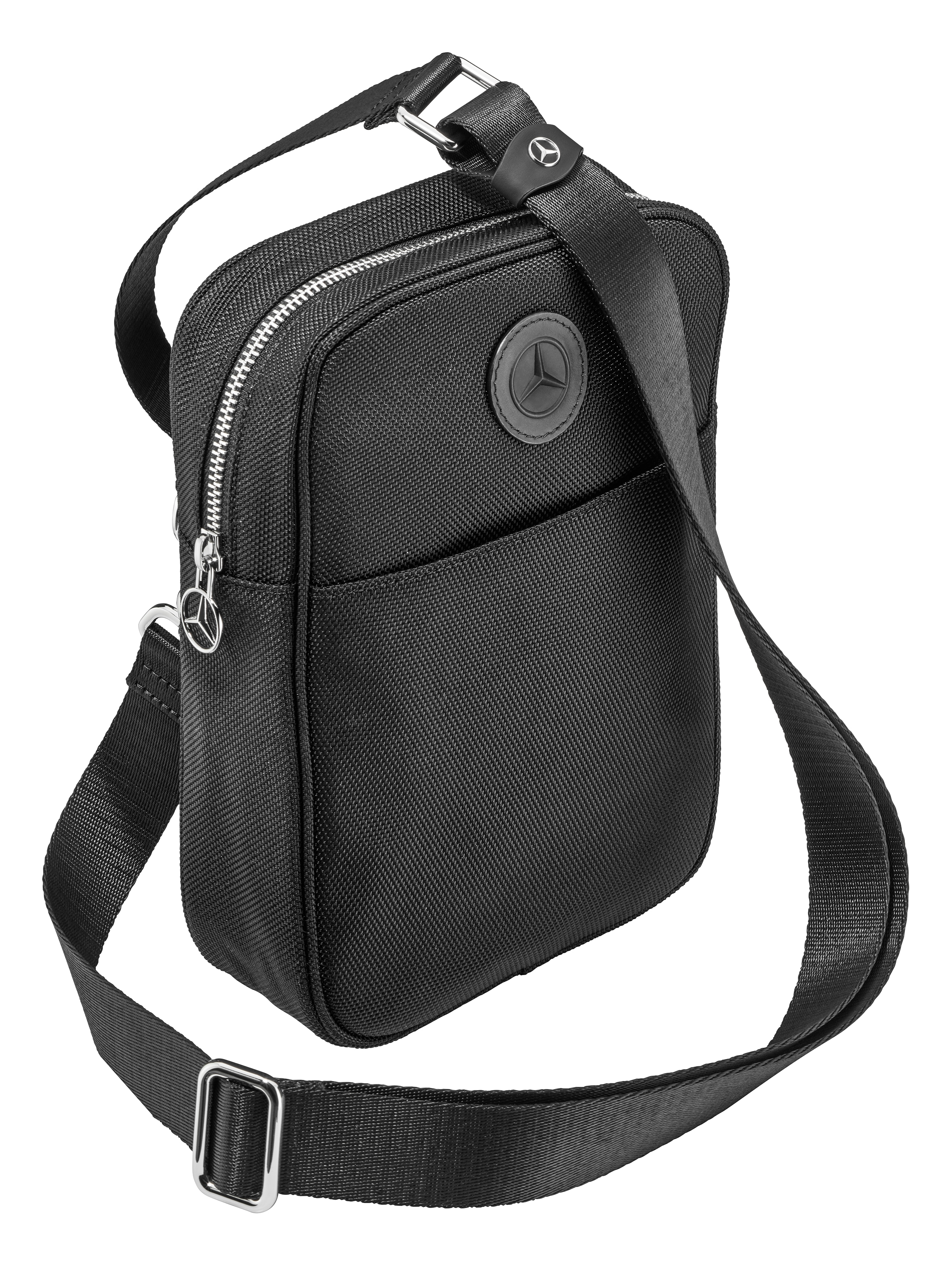 Borsa a tracolla - colore nero, Poliammide (riciclato) / Poliestere (riciclato)