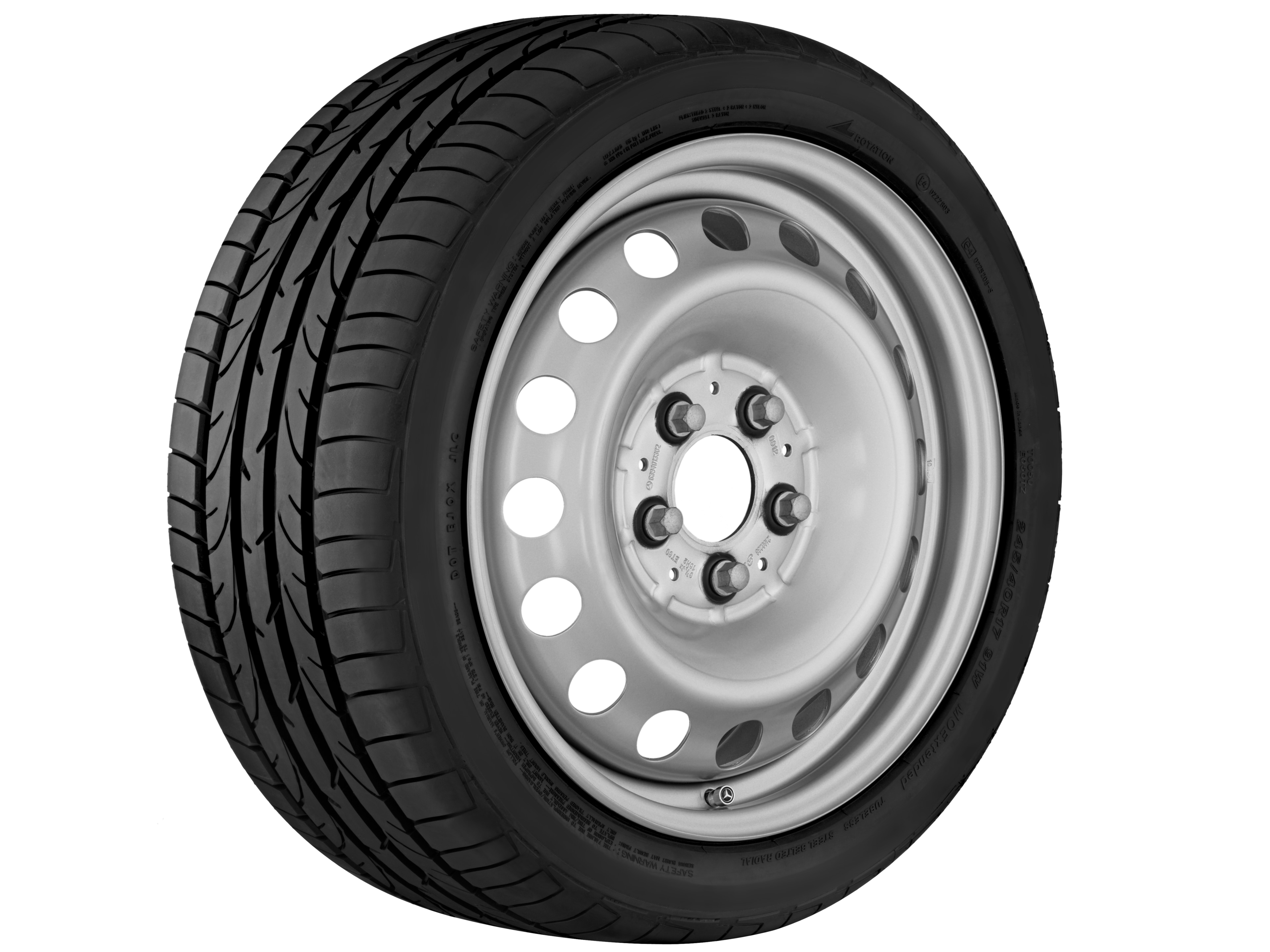 Cerchio in acciaio - 205/60 R16 XL 96T, 6 J x 16 ET 38