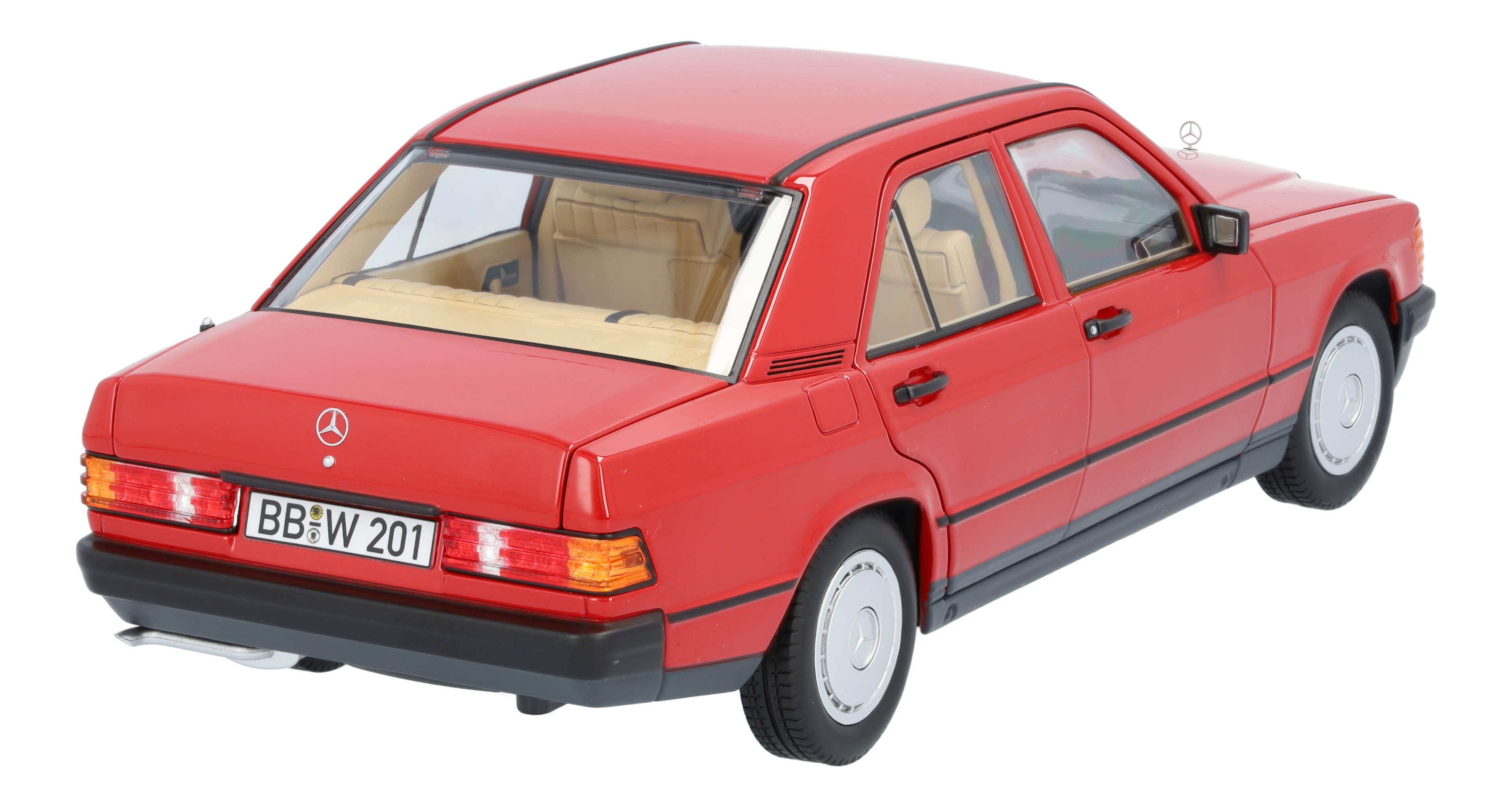 190 E W 201 (1982-1988) - Rosso, Norev, 1:18