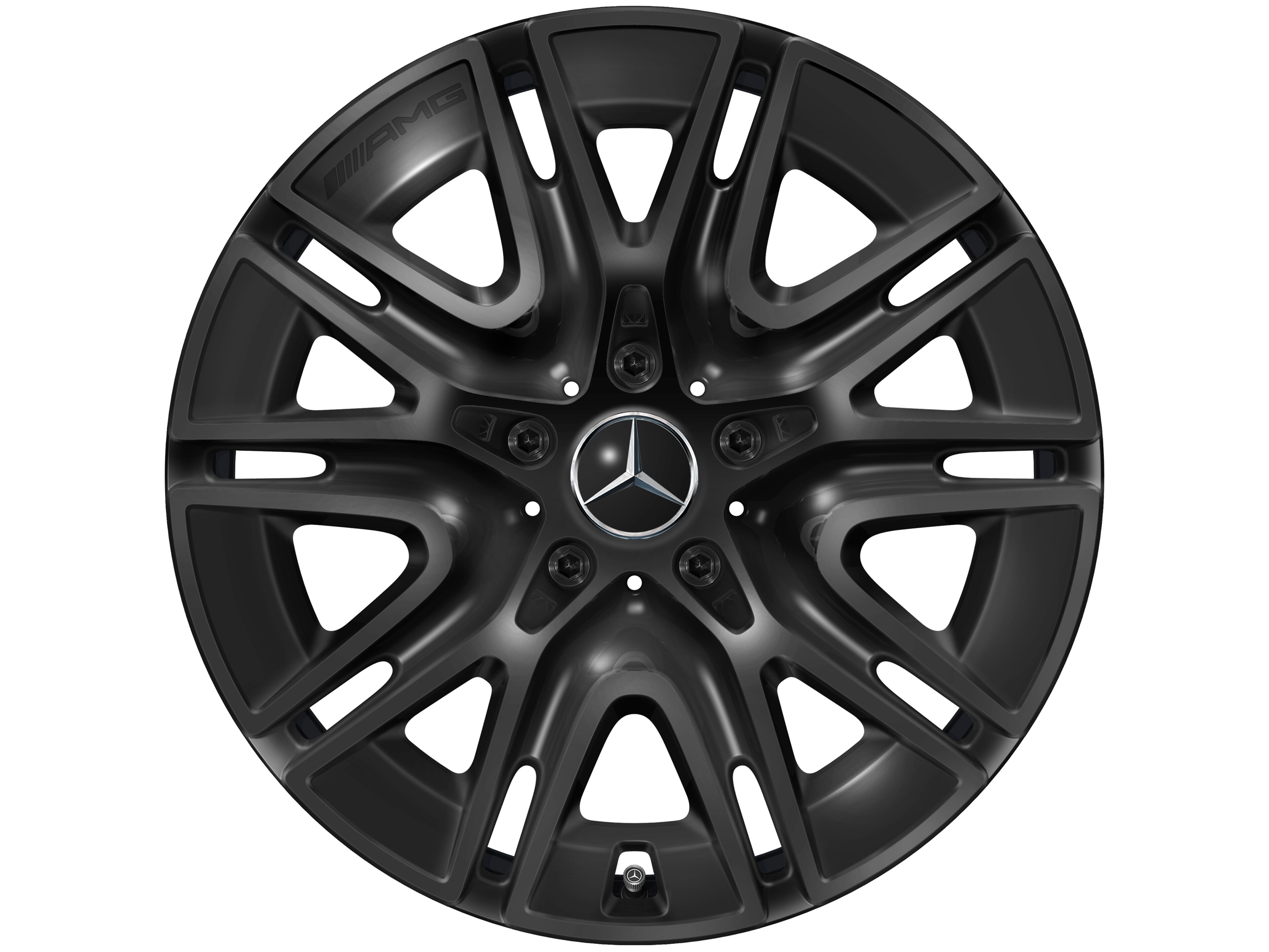 AMG 10-Speichen-Rad, 50,8 cm (20 Zoll) - 8,5 J x 20 ET 32,2, schwarz, glänzend