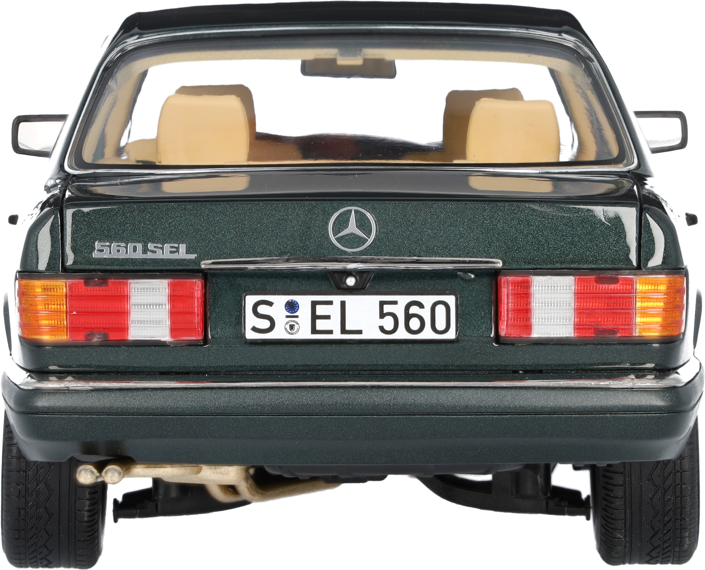 560 SEL V 126 (1985-1991) - verde malachite, Norev, 1:18