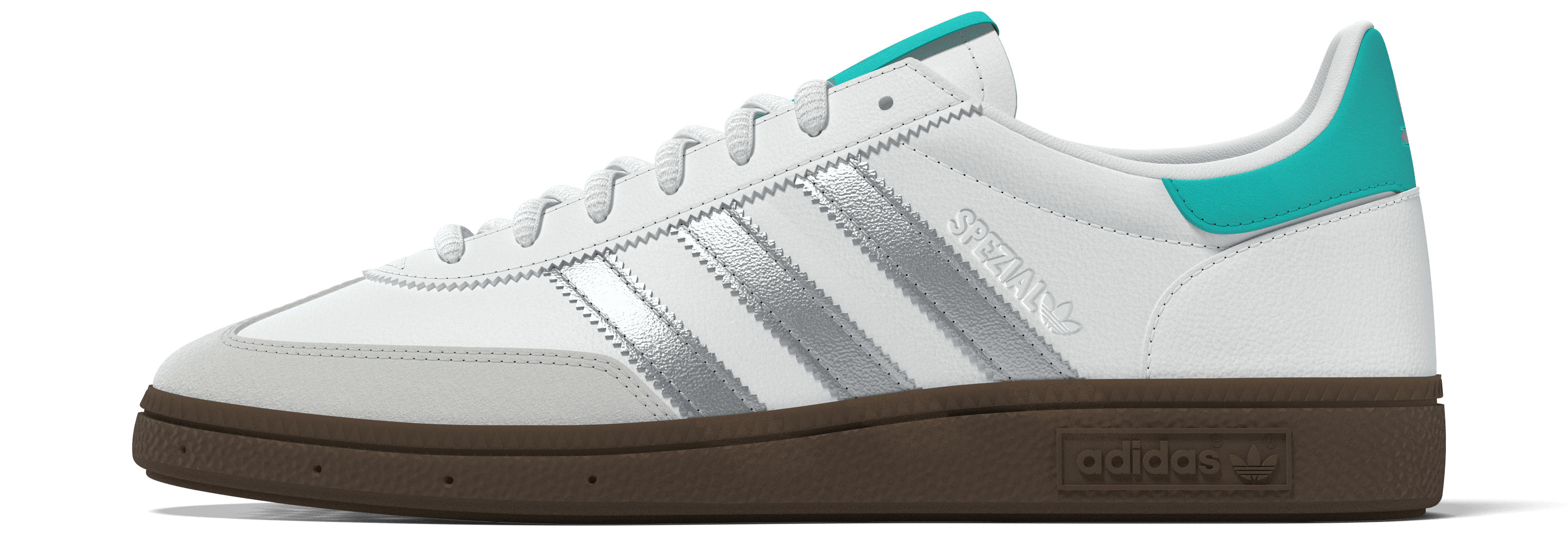 Chaussures de sport, Handball Spezial, Mercedes-AMG F1 - blanc / argenté, 9, adidas