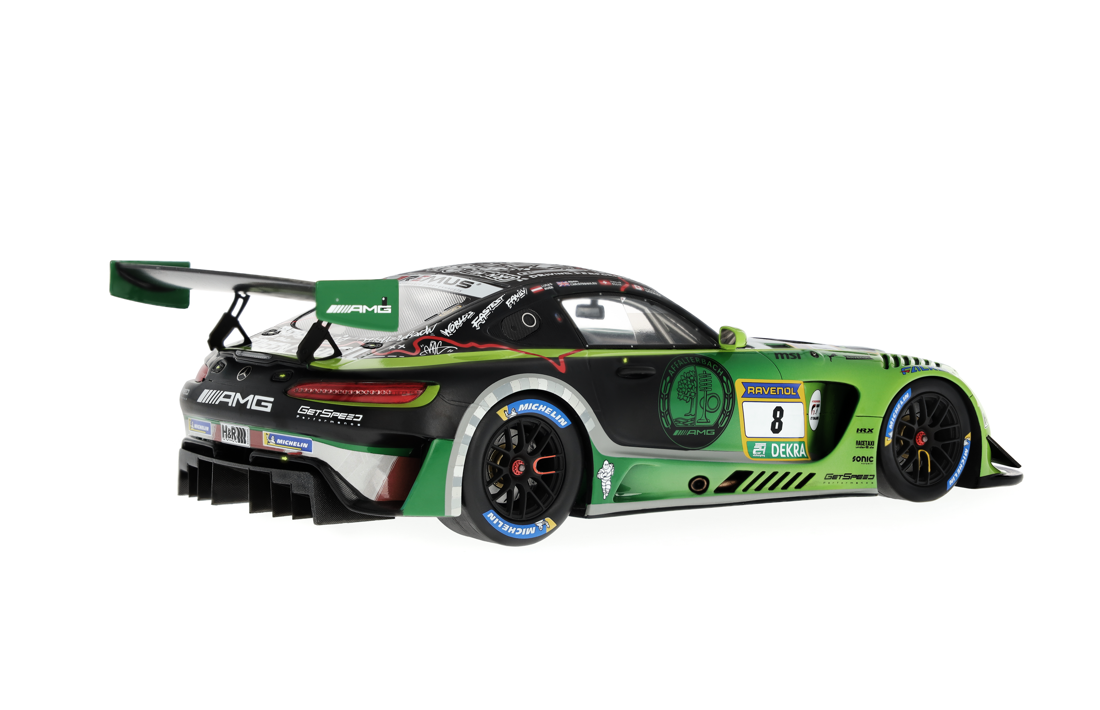 Mercedes-AMG GT3, ADAC RAVENOL 24h Nürburgring 2024, C190 - green hell magno, Minimax, 1:18