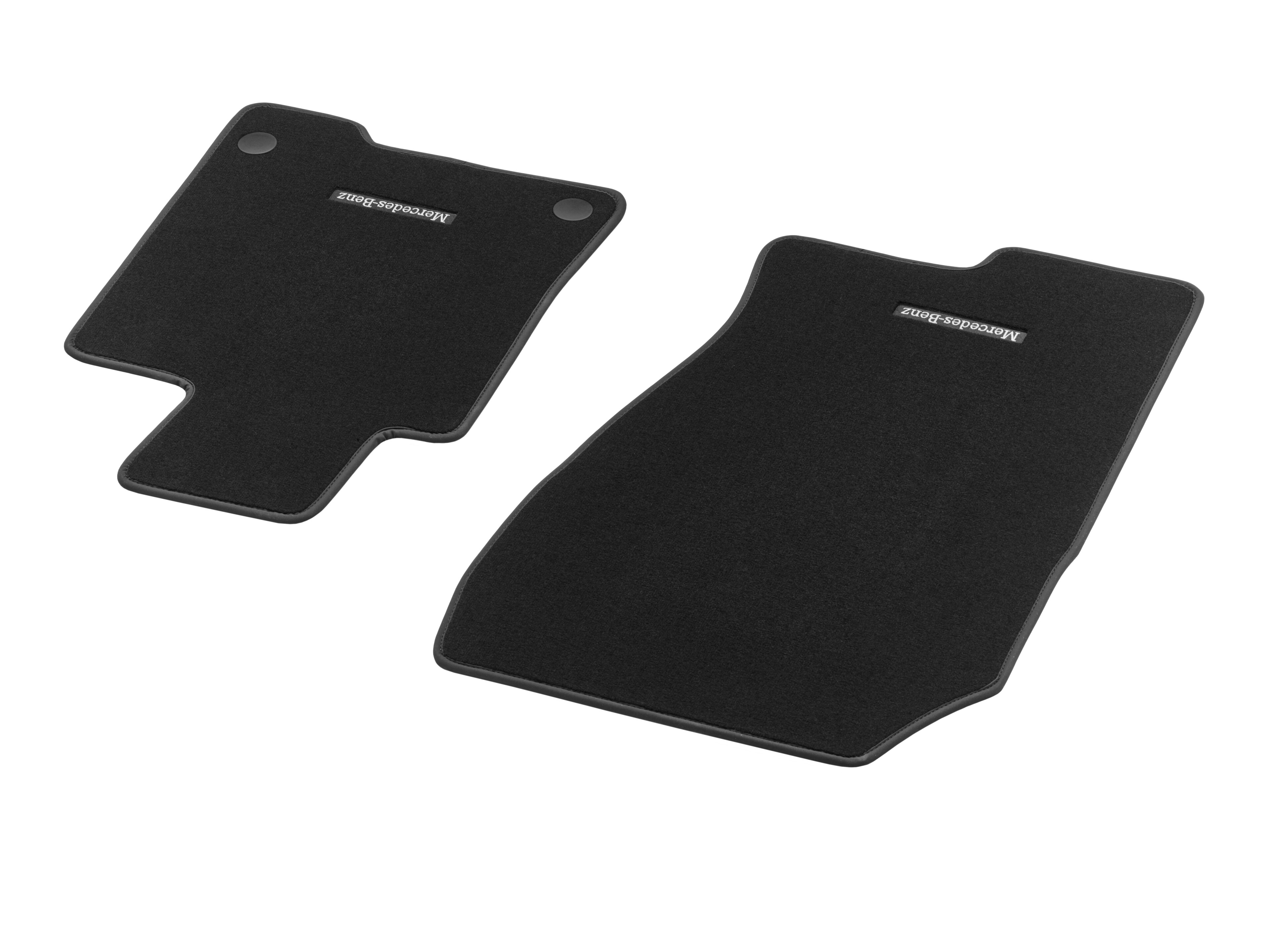 Tappetini in velours, Tappetino lato guida & lato passeggero anteriore, 2 pezzi - RL, colore nero