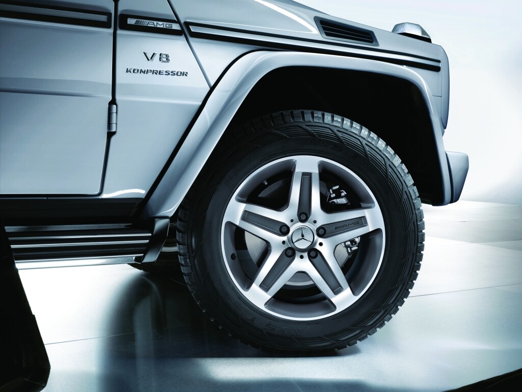 Cerchio a 5 razze AMG, 48,3 cm (19 pollici) - 9,5 J x 19 ET 50, grigio titanio, Tornitura a specchio