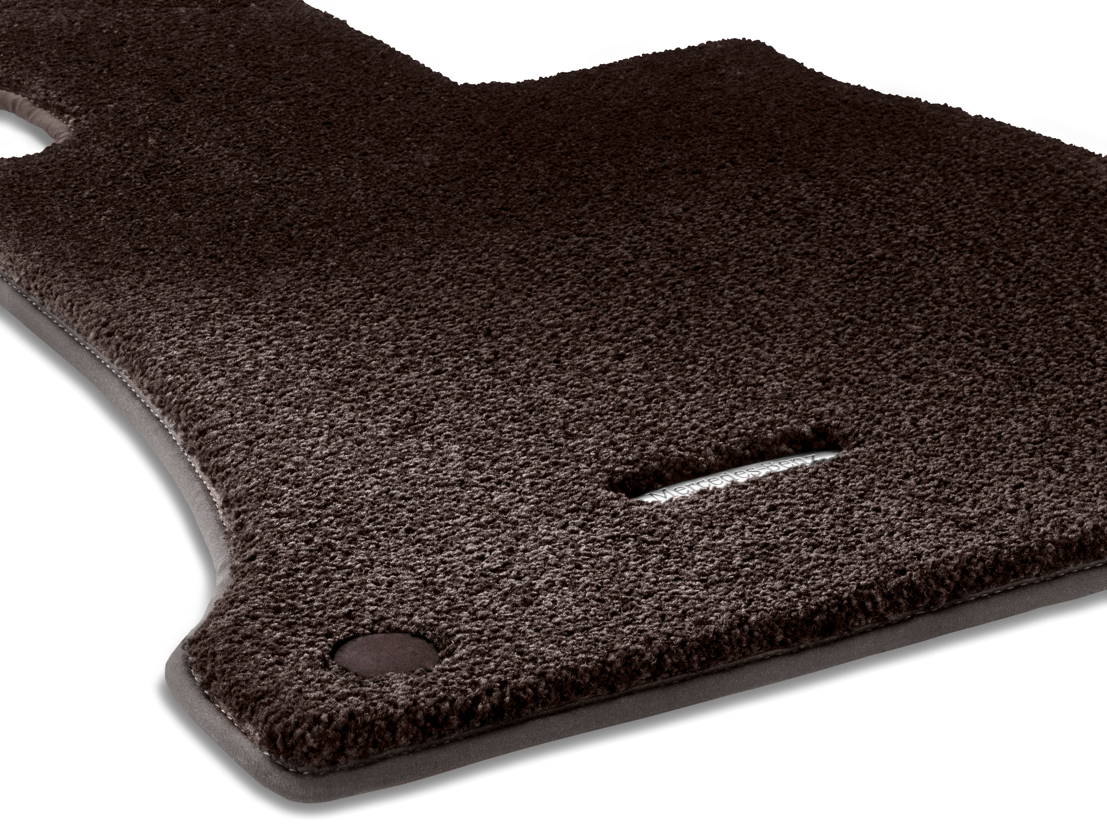 Veloursmatten, EXCLUSIV, Fahrer-/Beifahrermatte, 2-teilig - RL, espressobraun