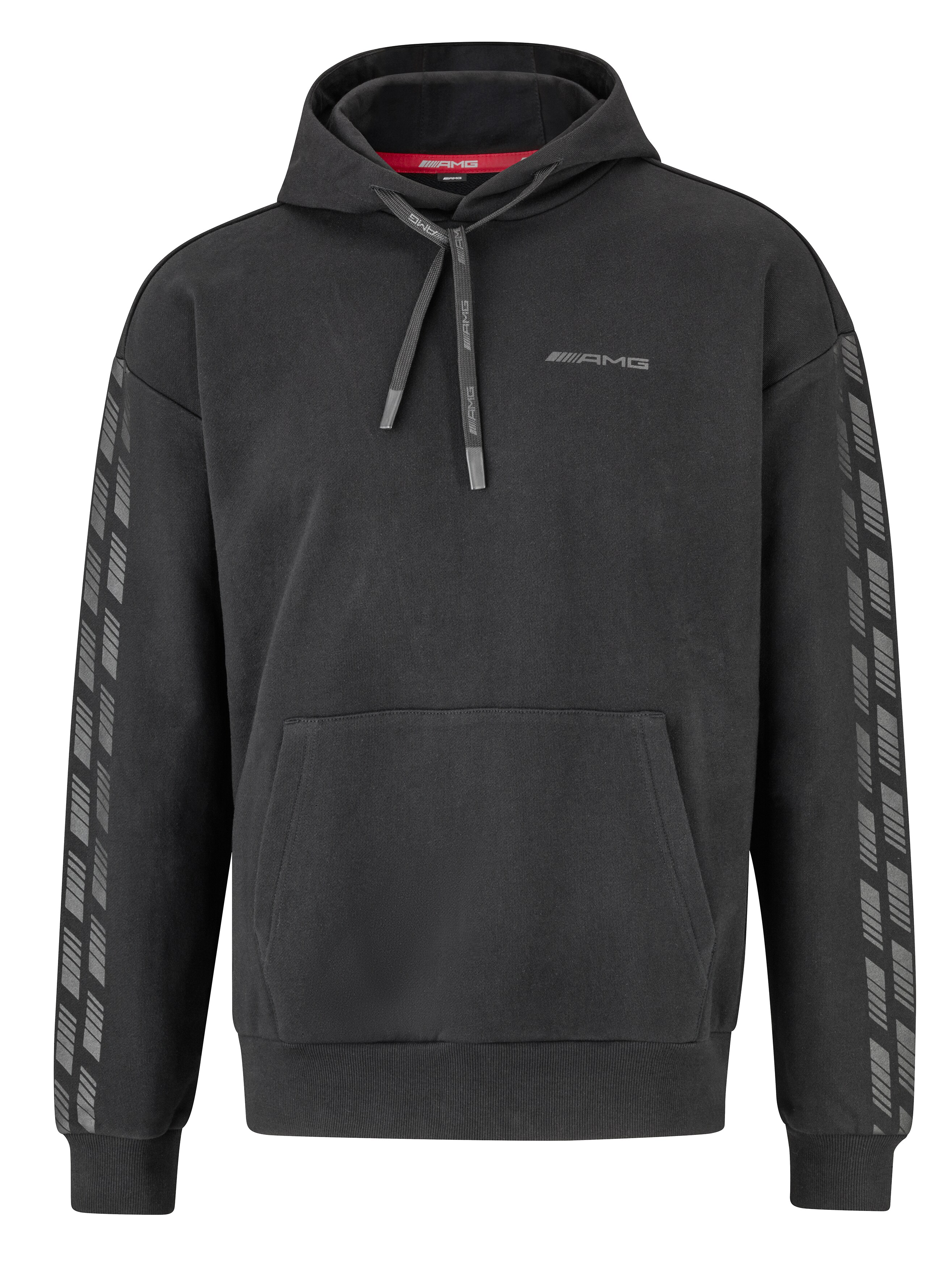 Felpa con cappuccio unisex AMG - colore nero, L