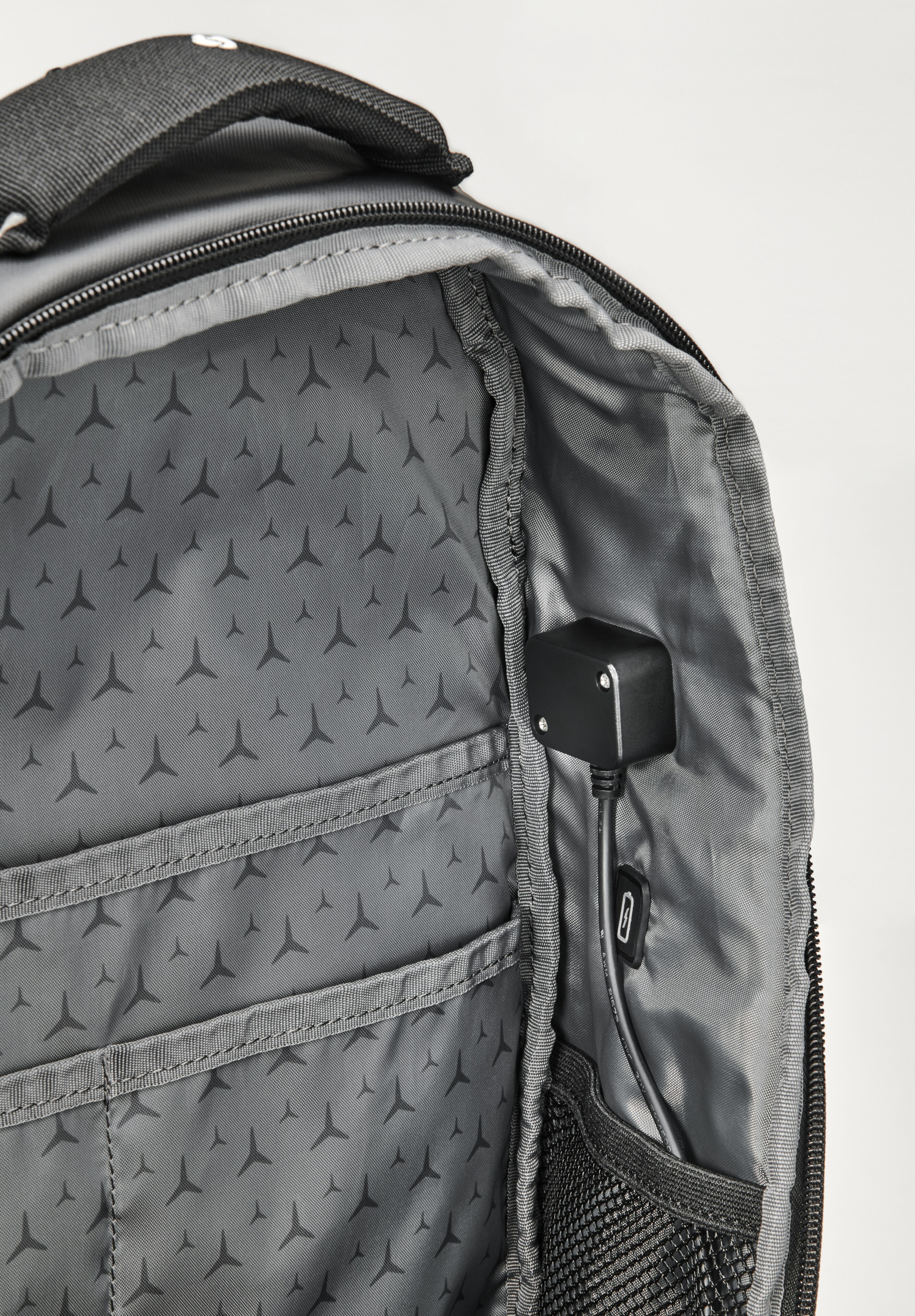 Zaino - colore nero, Poliammide (riciclato) / Poliestere, Samsonite