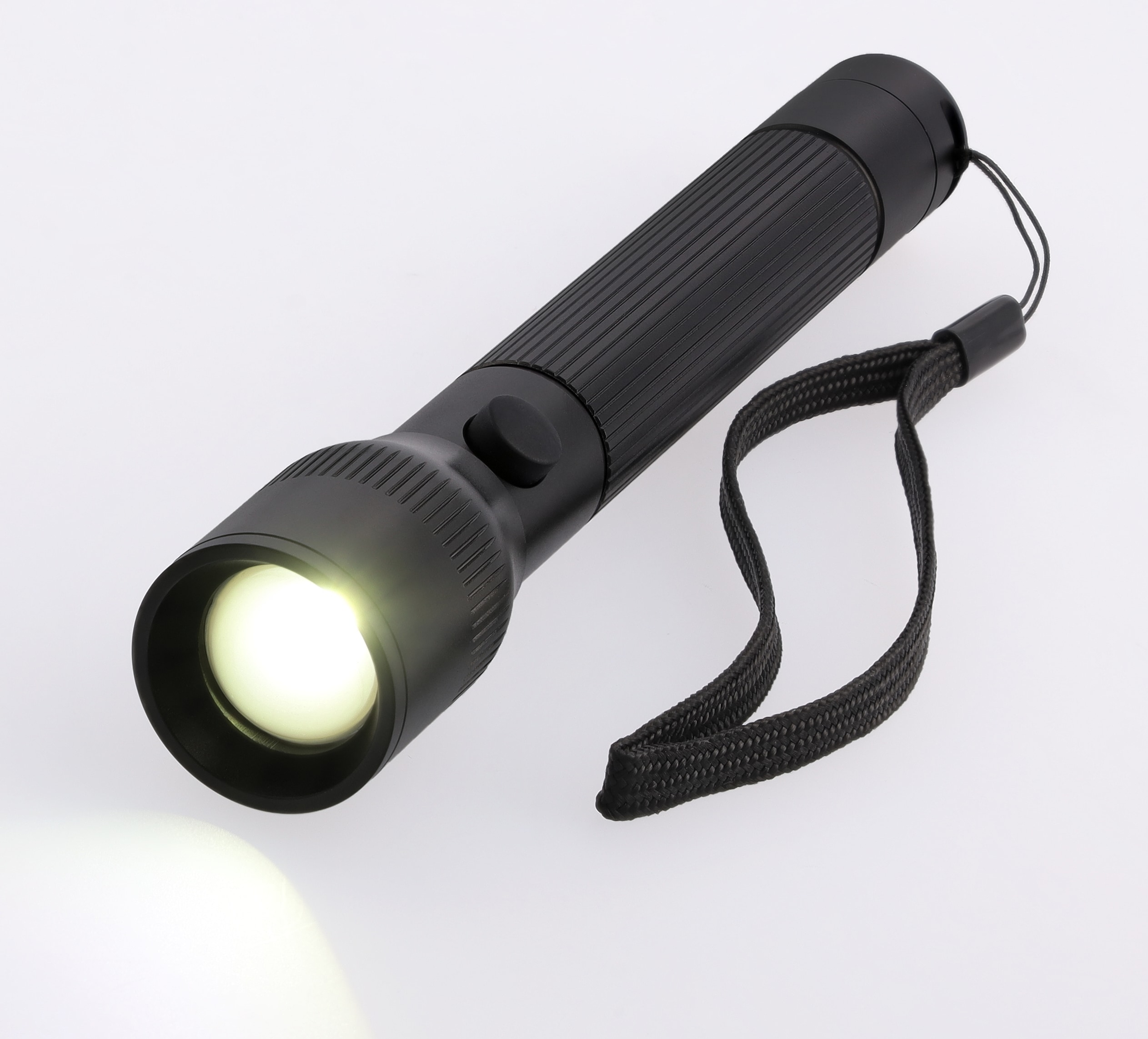 Torcia tascabile LED, piccolo - colore nero, Alluminio, Ansmann