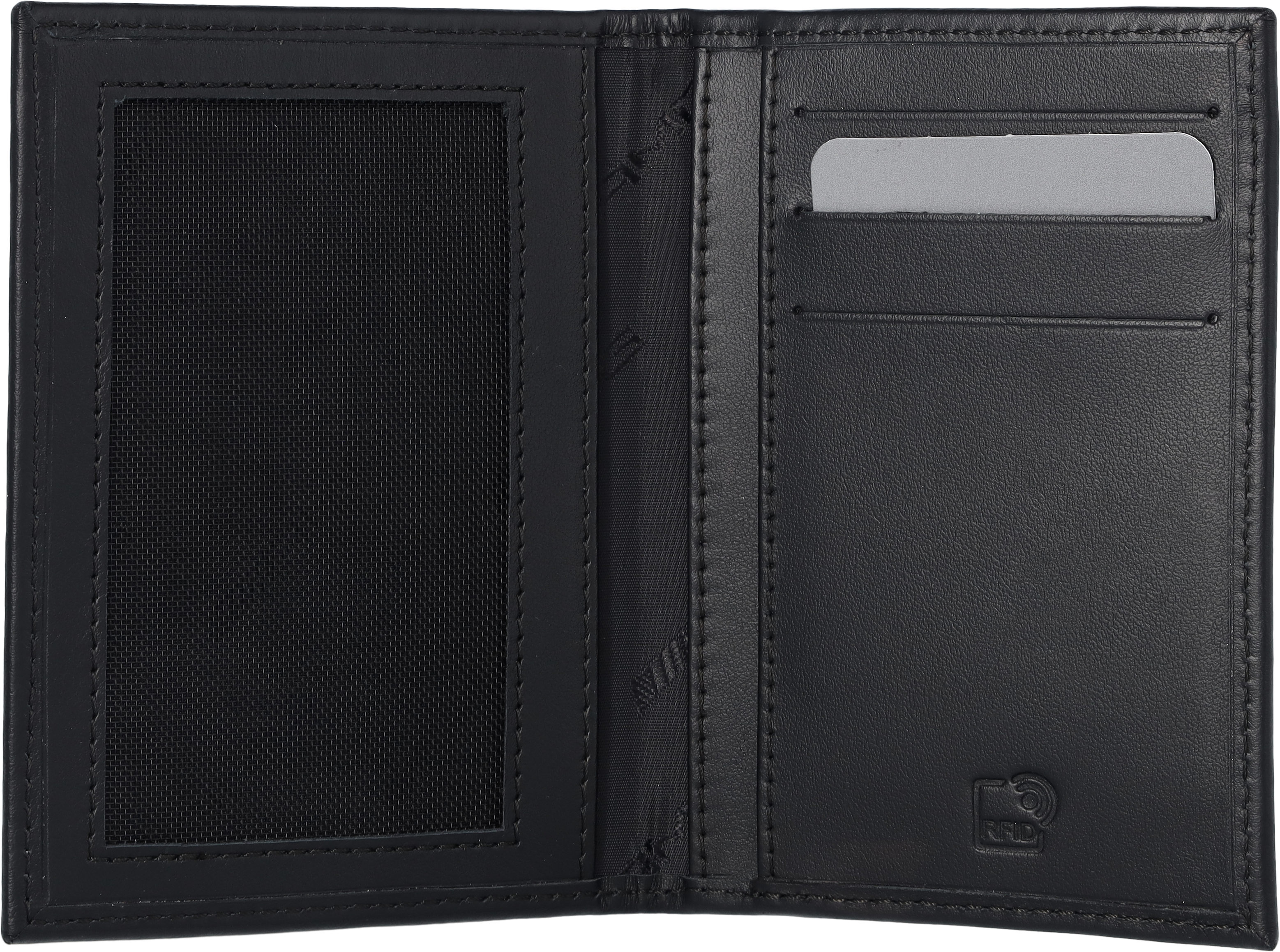 Astuccio portadocumenti AMG - colore nero, Pelle di vitello
