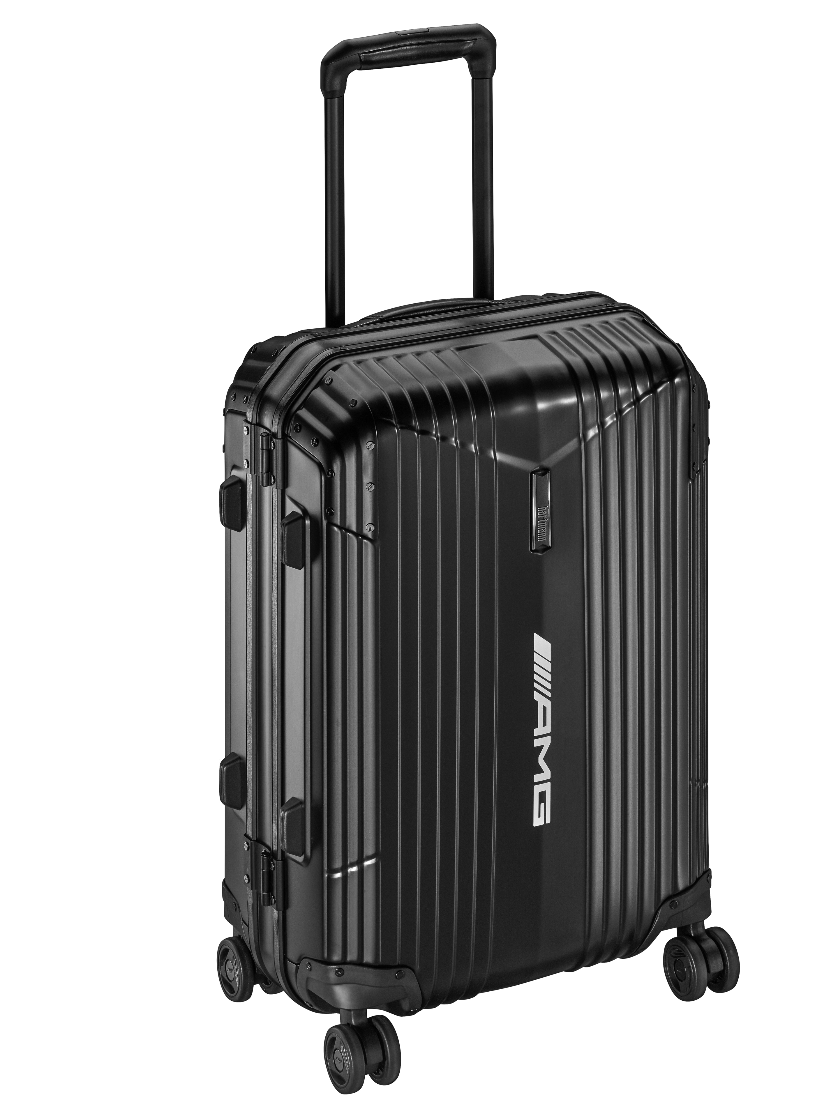 Valigia AMG, 7R Master, 55 cm - colore nero, Alluminio, Hartmann, 37,5 l