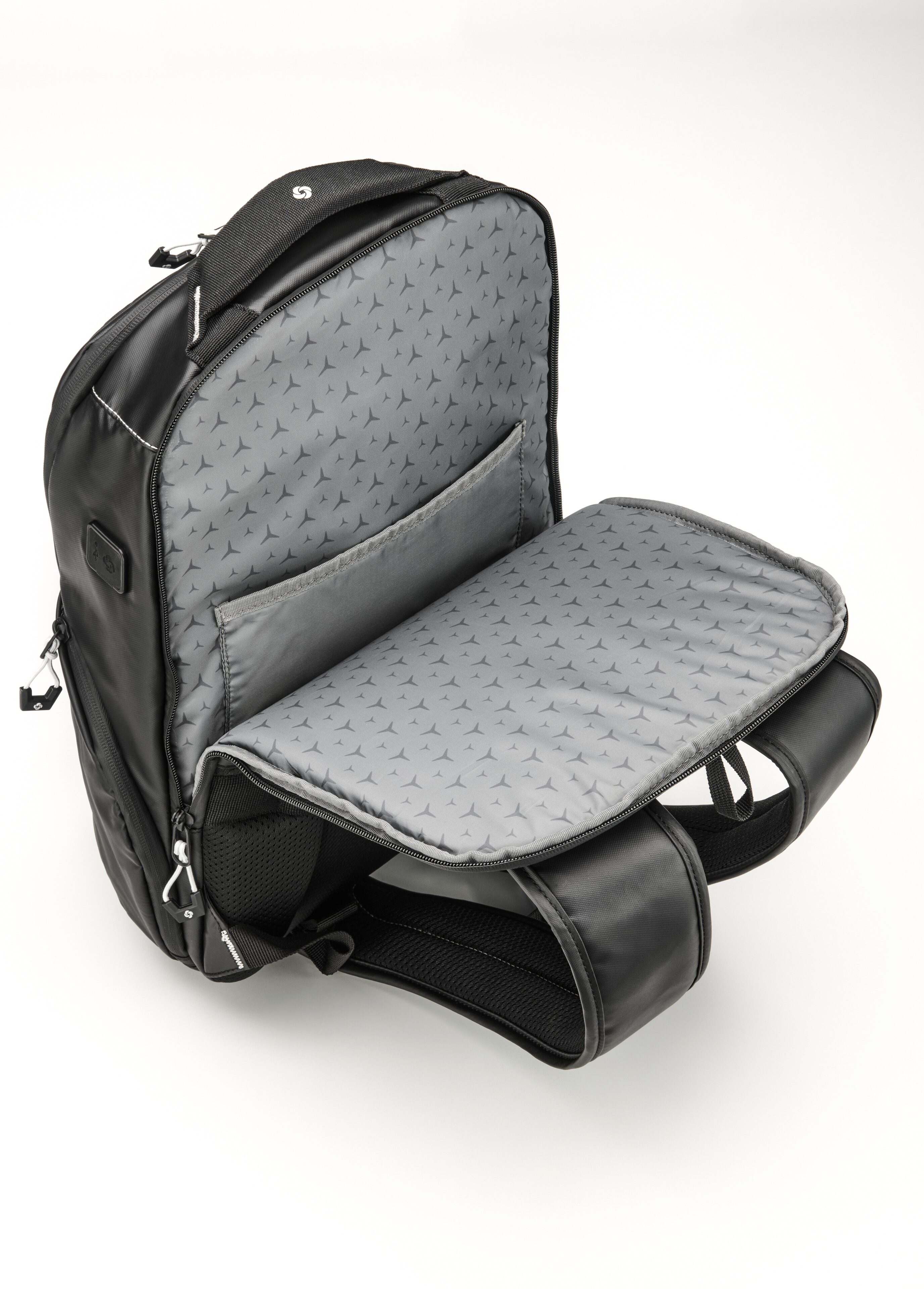 Zaino - colore nero, Poliammide (riciclato) / Poliestere, Samsonite