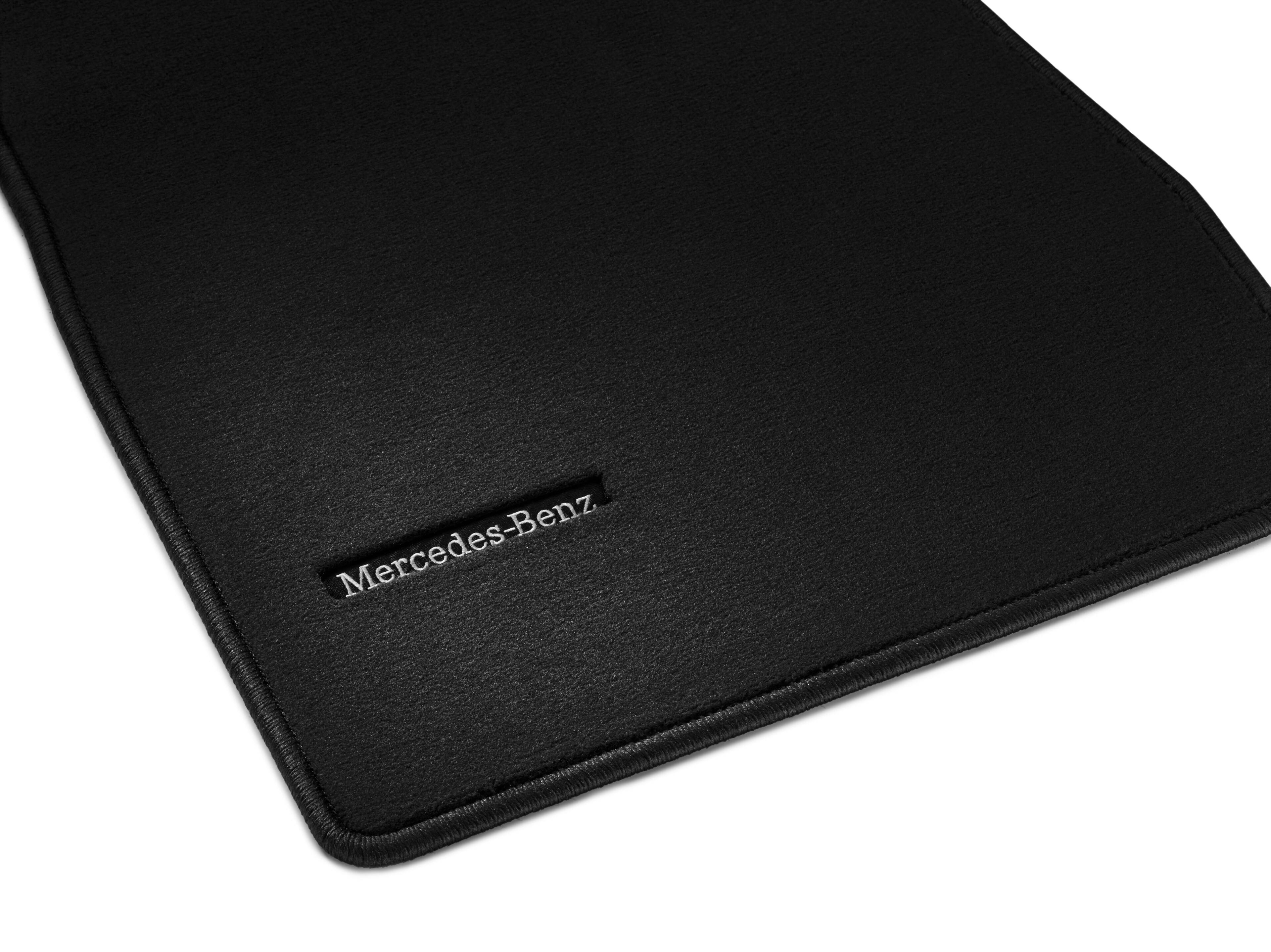 Tappetini in velours CLASSIC, Set, 4 pezzi - LL, colore nero