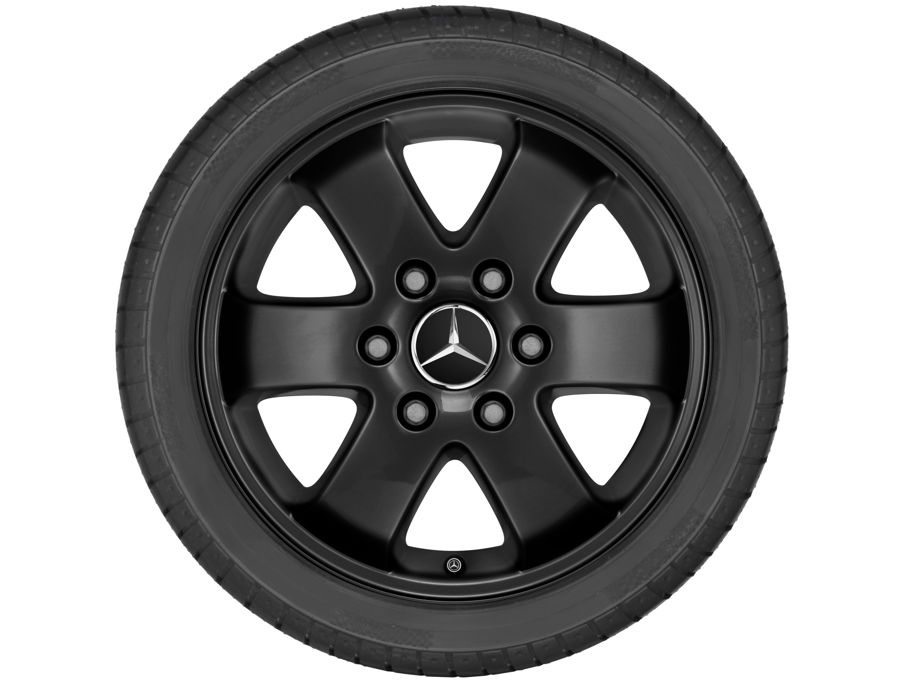 Cerchio a 6 razze, 40,6 cm (16 pollici) - 6,5 J x 16 ET 62, colore nero