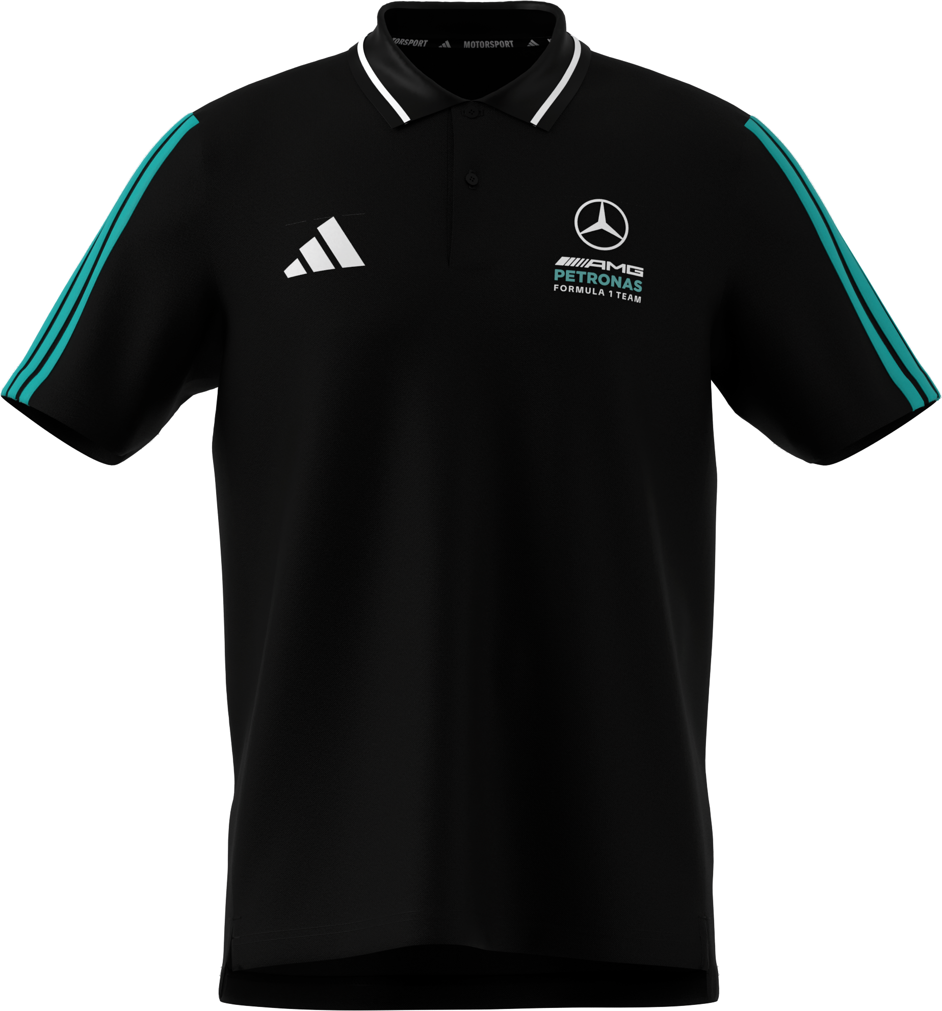 Polo da uomo, Mercedes-AMG F1 - colore nero, XXL