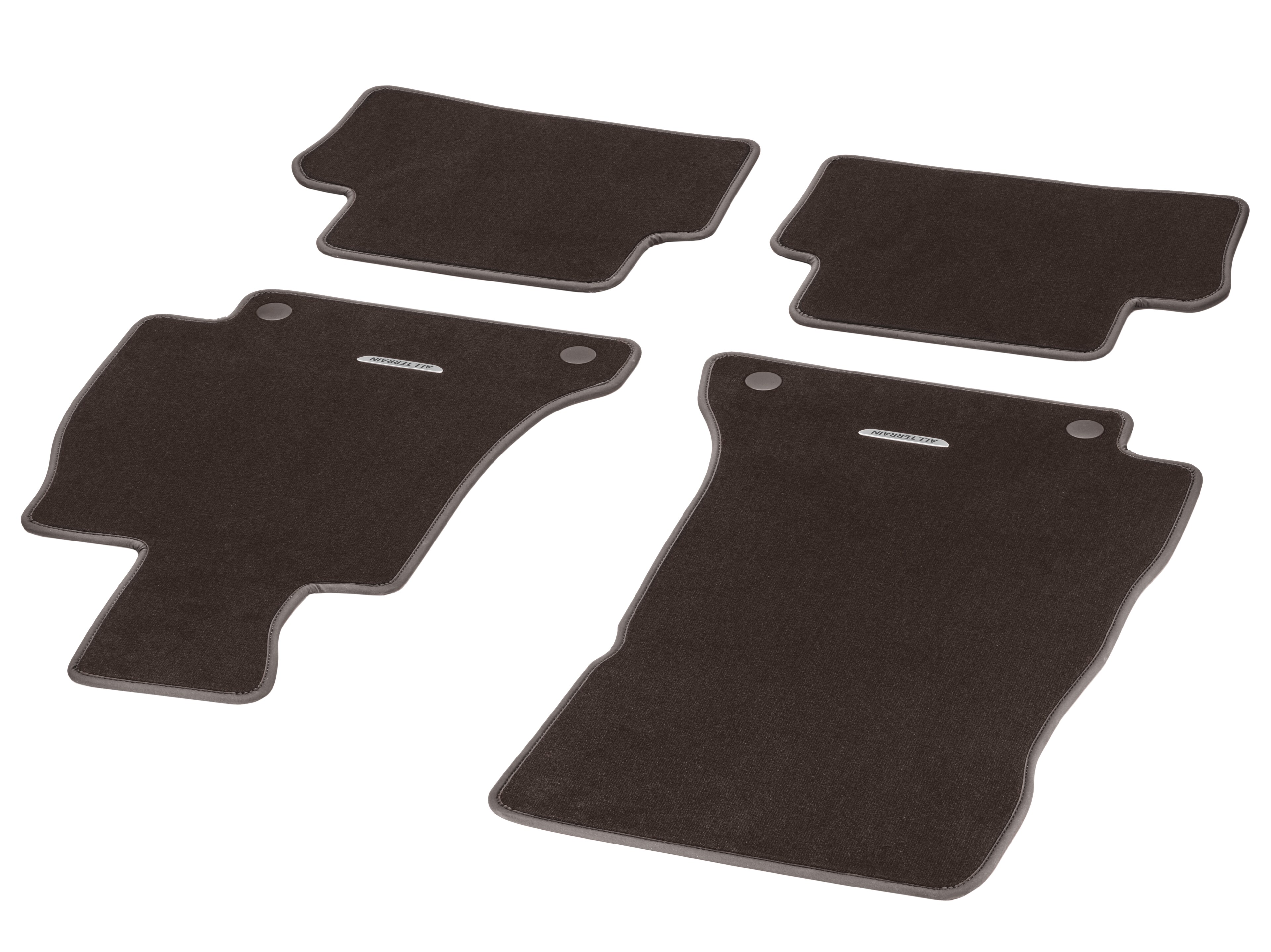 Tappetini in velours CLASSIC, Set, 4 pezzi, all-terrain - RL, marrone caffè
