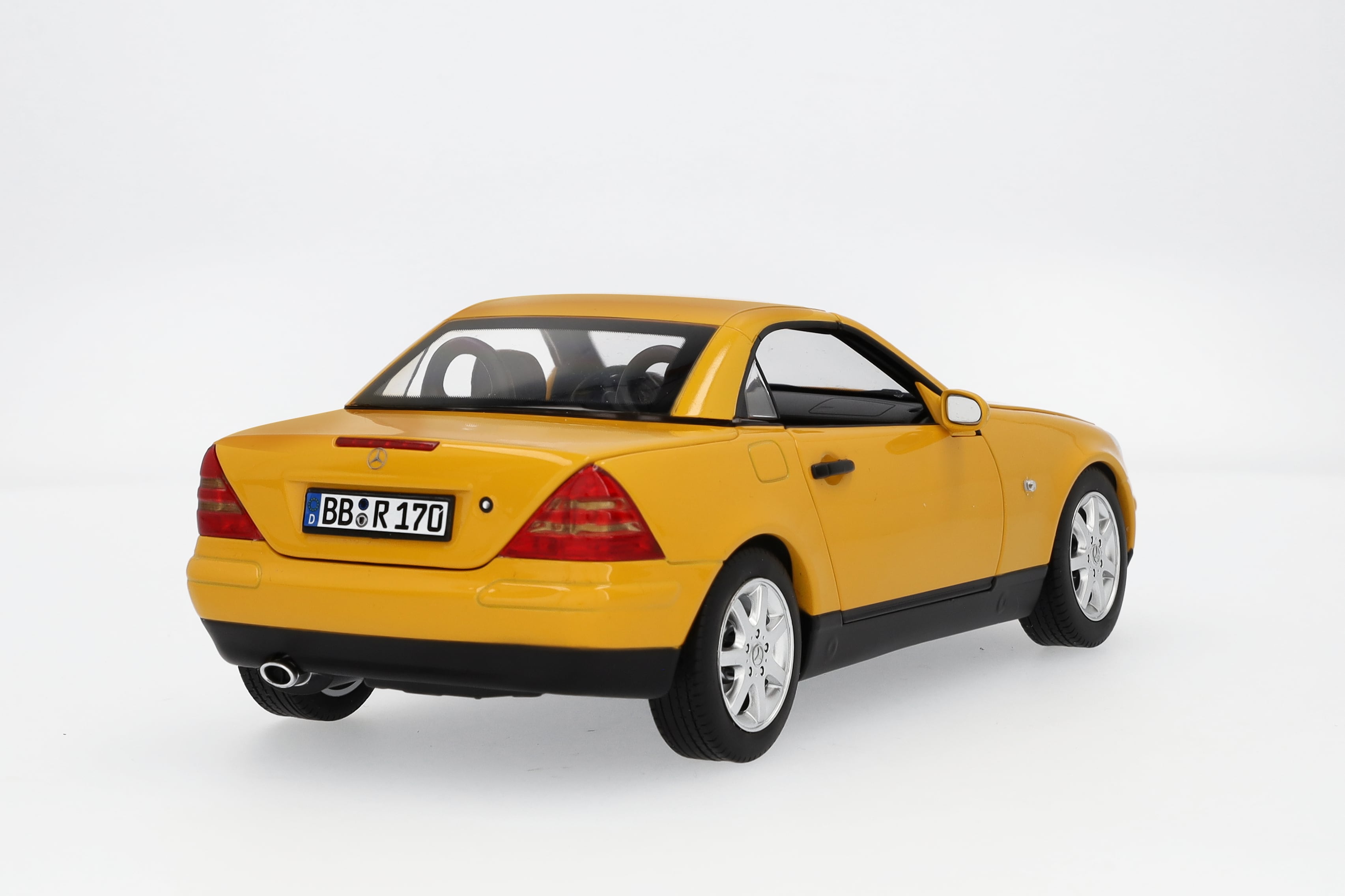 SLK 200 Roadster R170 (1996-2000) - jaune Yellowstone, Norev, 1:18