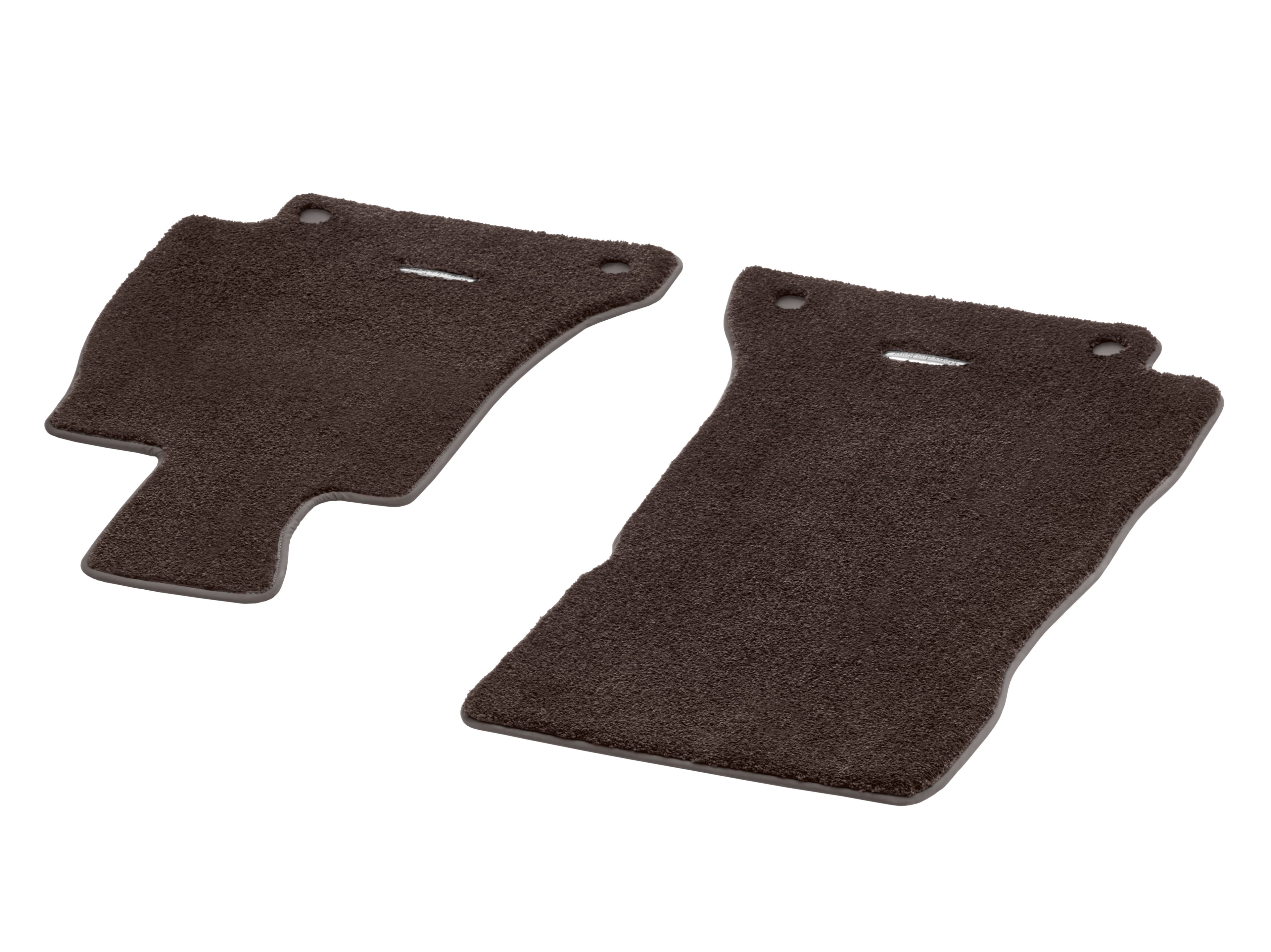 Veloursmatten, EXCLUSIV, Fahrer-/Beifahrermatte, 2-teilig - RL, espressobraun