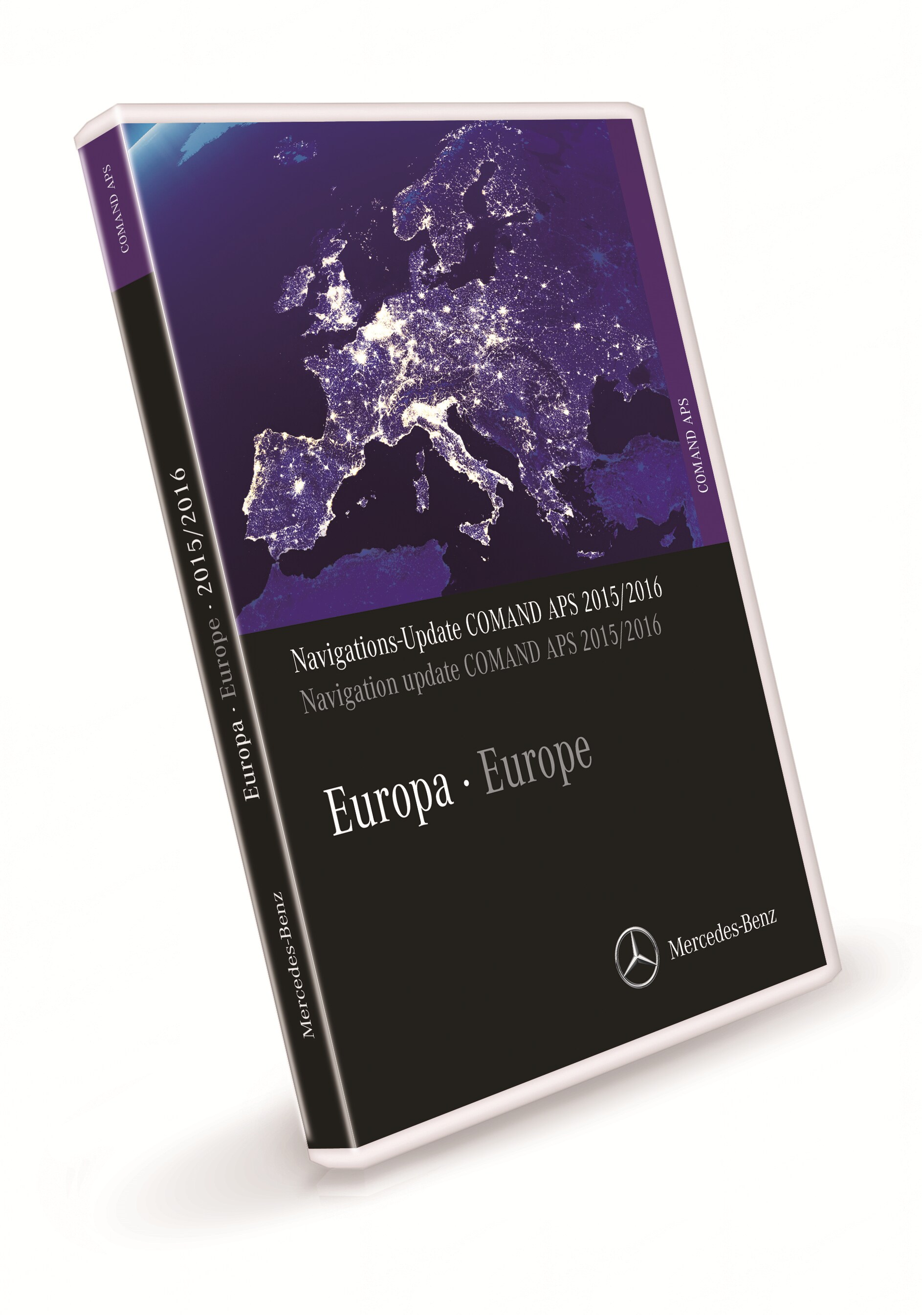 Aggiornamento dati cartografici, COMAND APS, Europa, Versione 2015/2016 - viola, NTG4-204