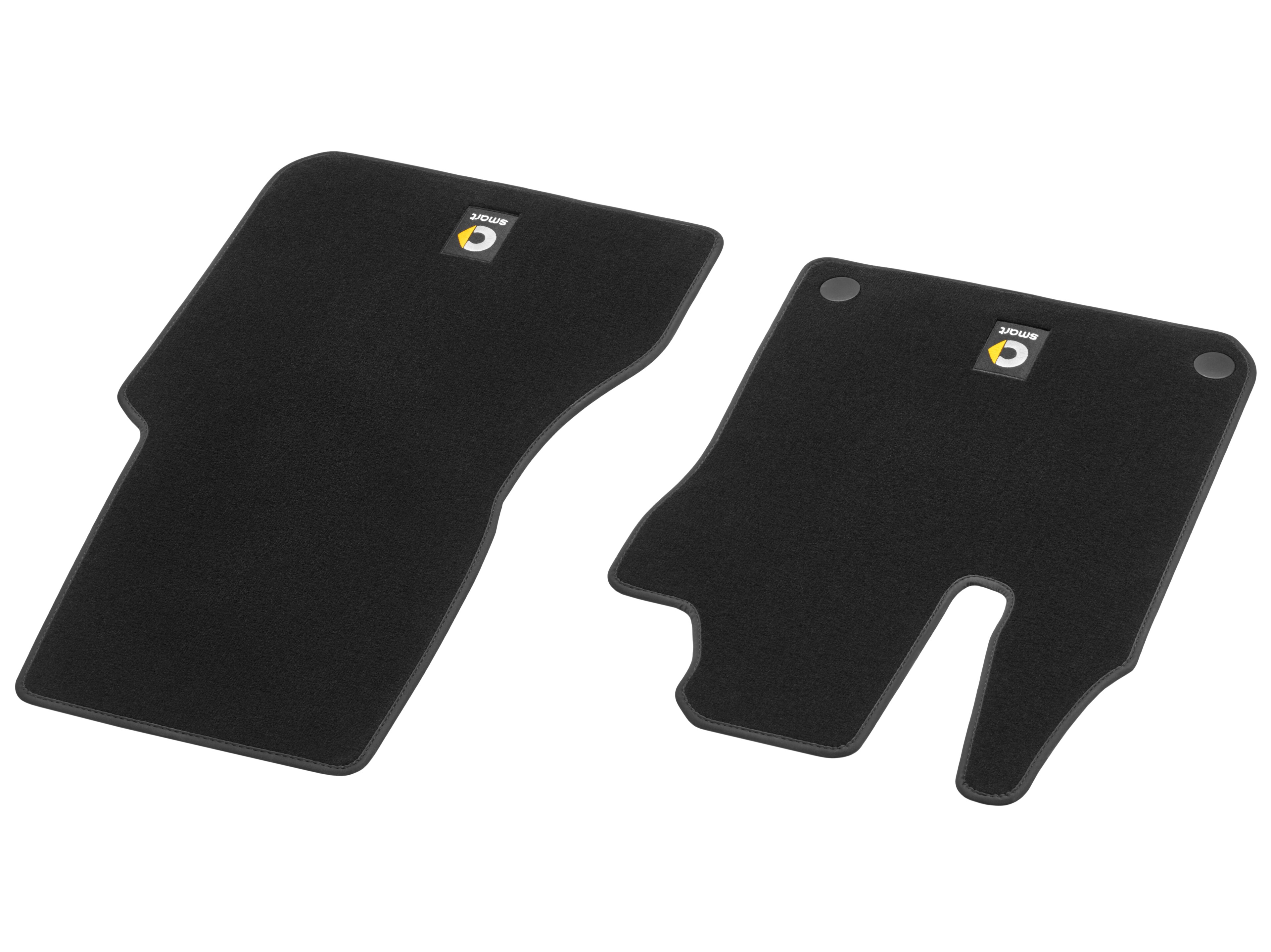 Tappetini in velours, Tappetino lato guida/lato passeggero anteriore, 2 pezzi - LL, colore nero