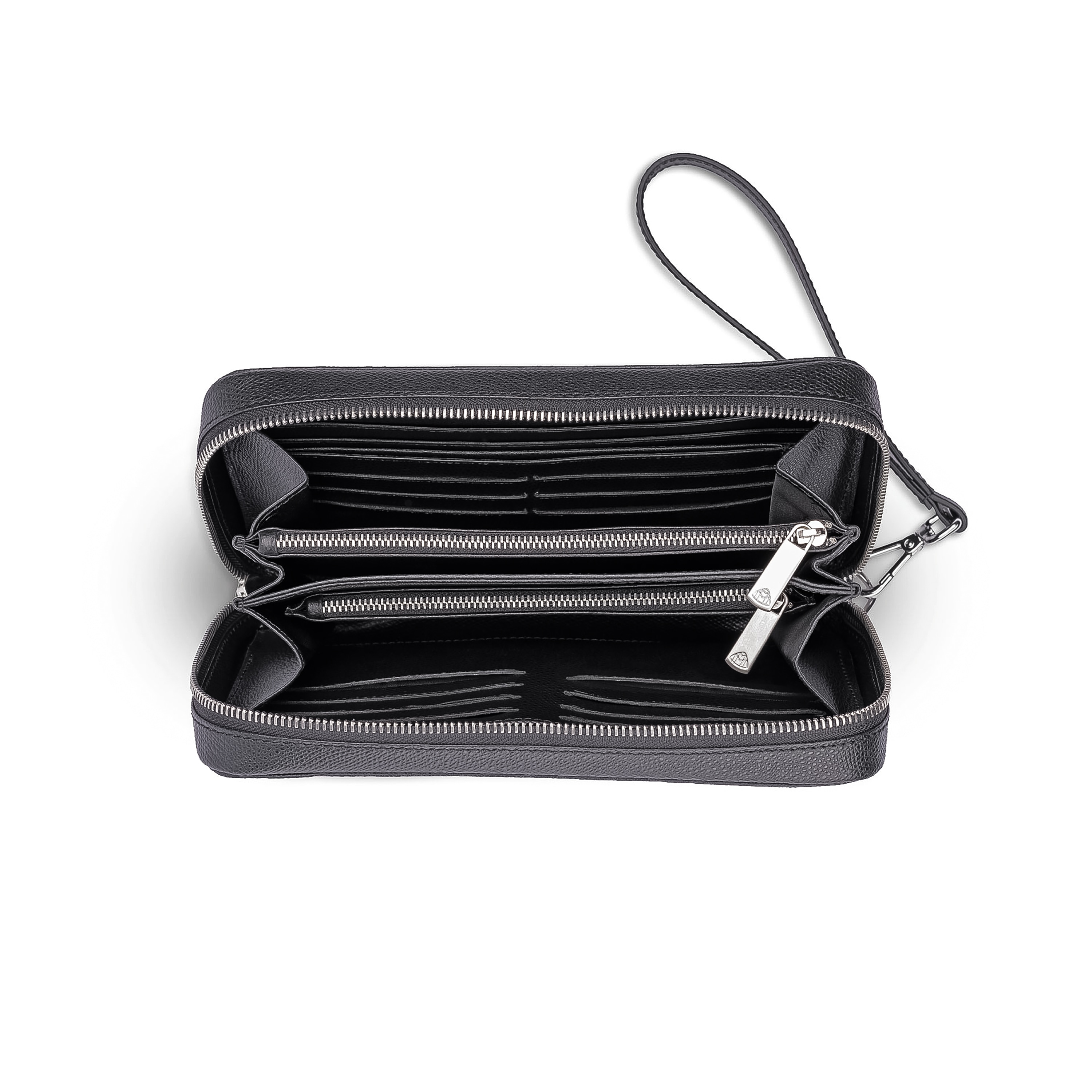 Portafoglio da uomo, Mercedes-Maybach - colore nero, Pelle