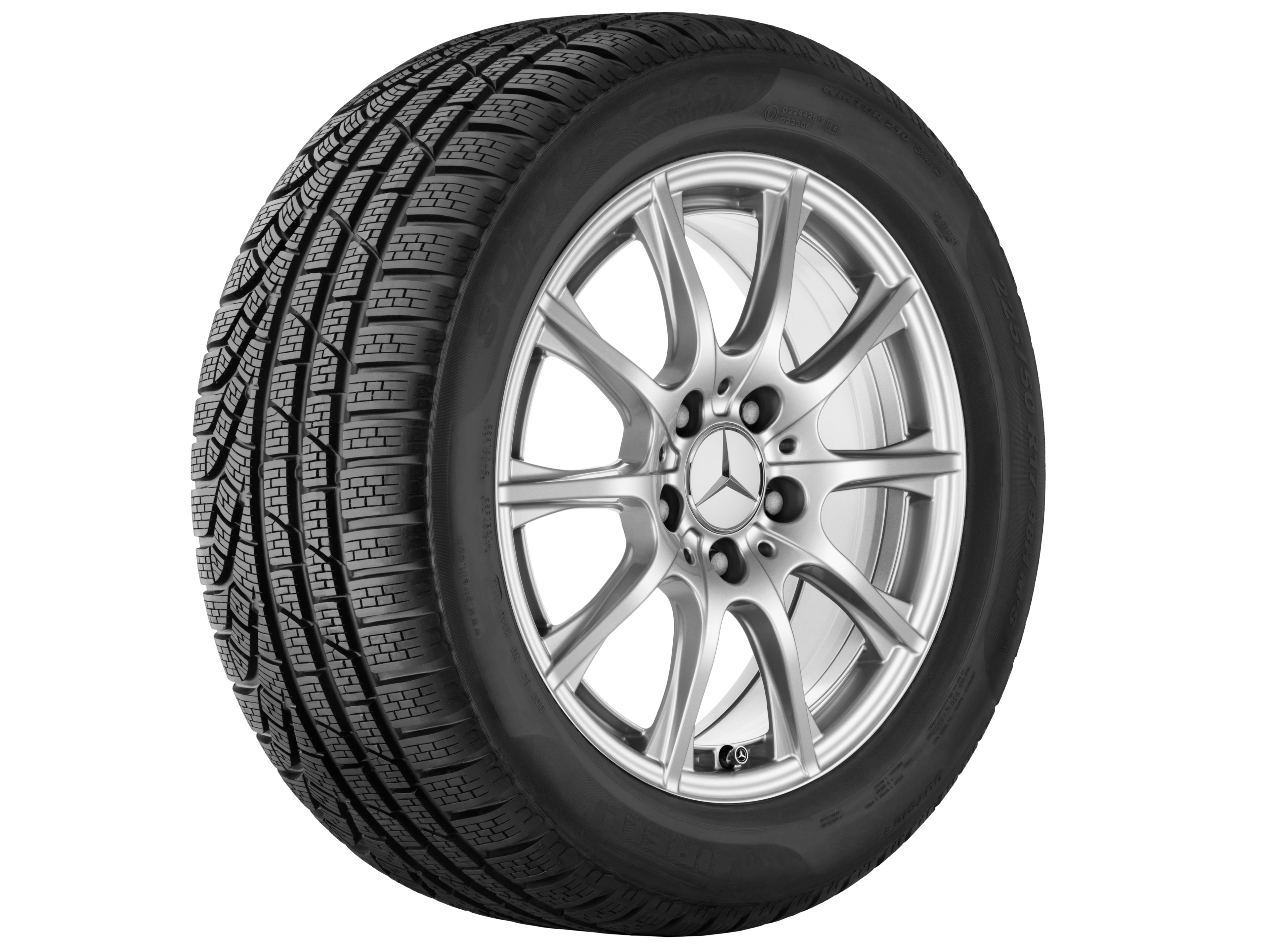 10-Speichen-Rad - 205/60 R16  96T, 6,5 J x 16 ET 38