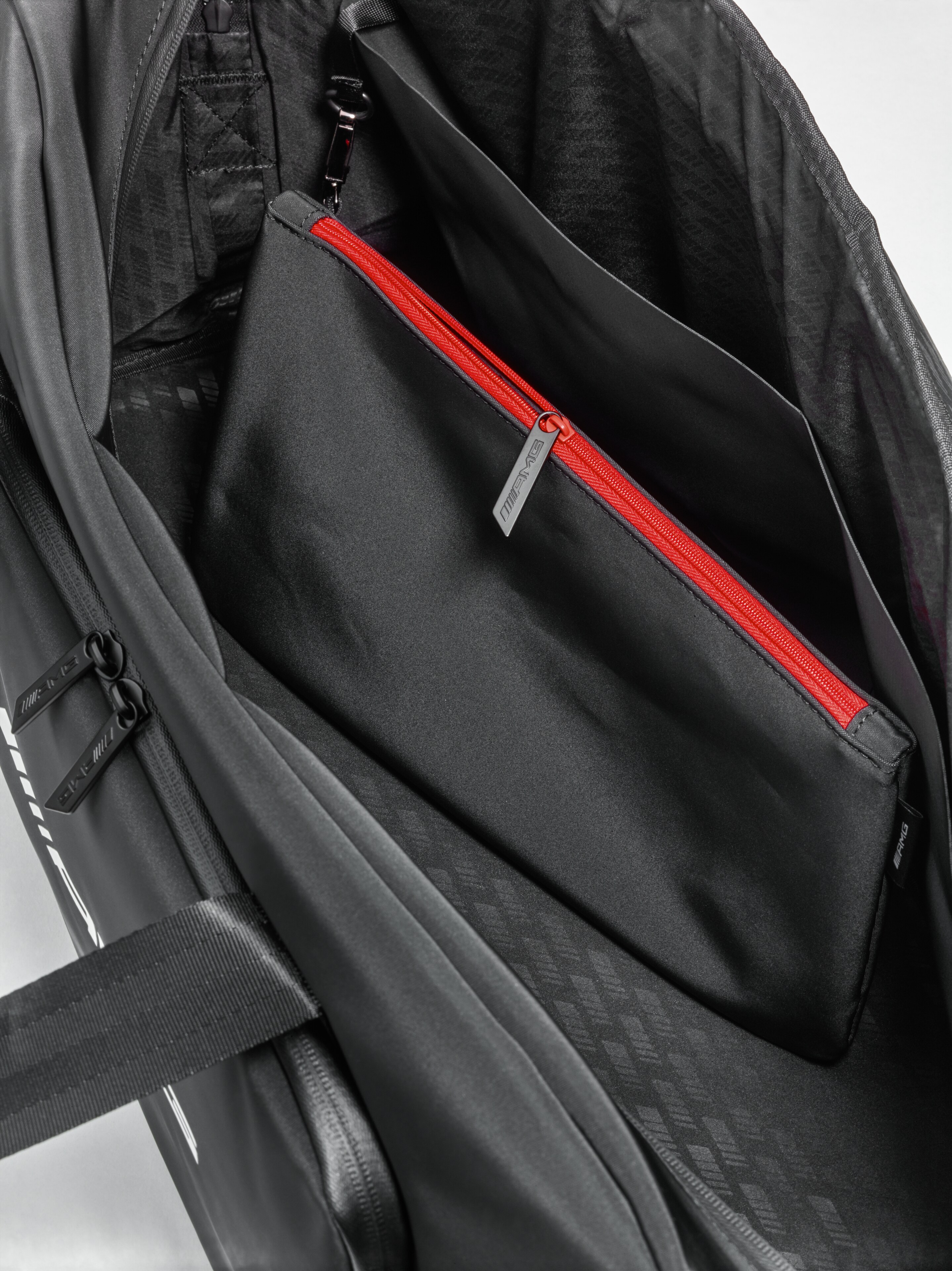 Borsa weekend AMG - colore nero, PVC / Poliestere / Poliestere