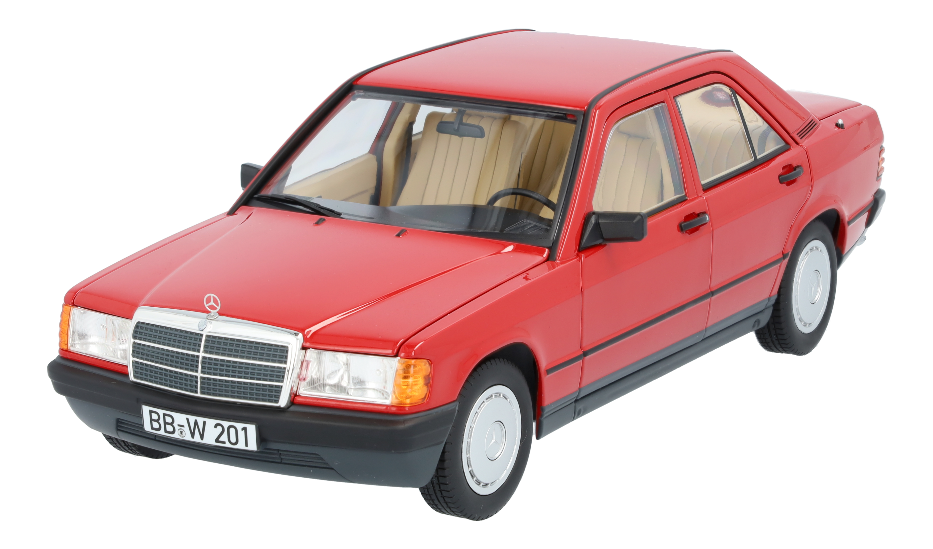 190 E W 201 (1982-1988) - Rosso, Norev, 1:18