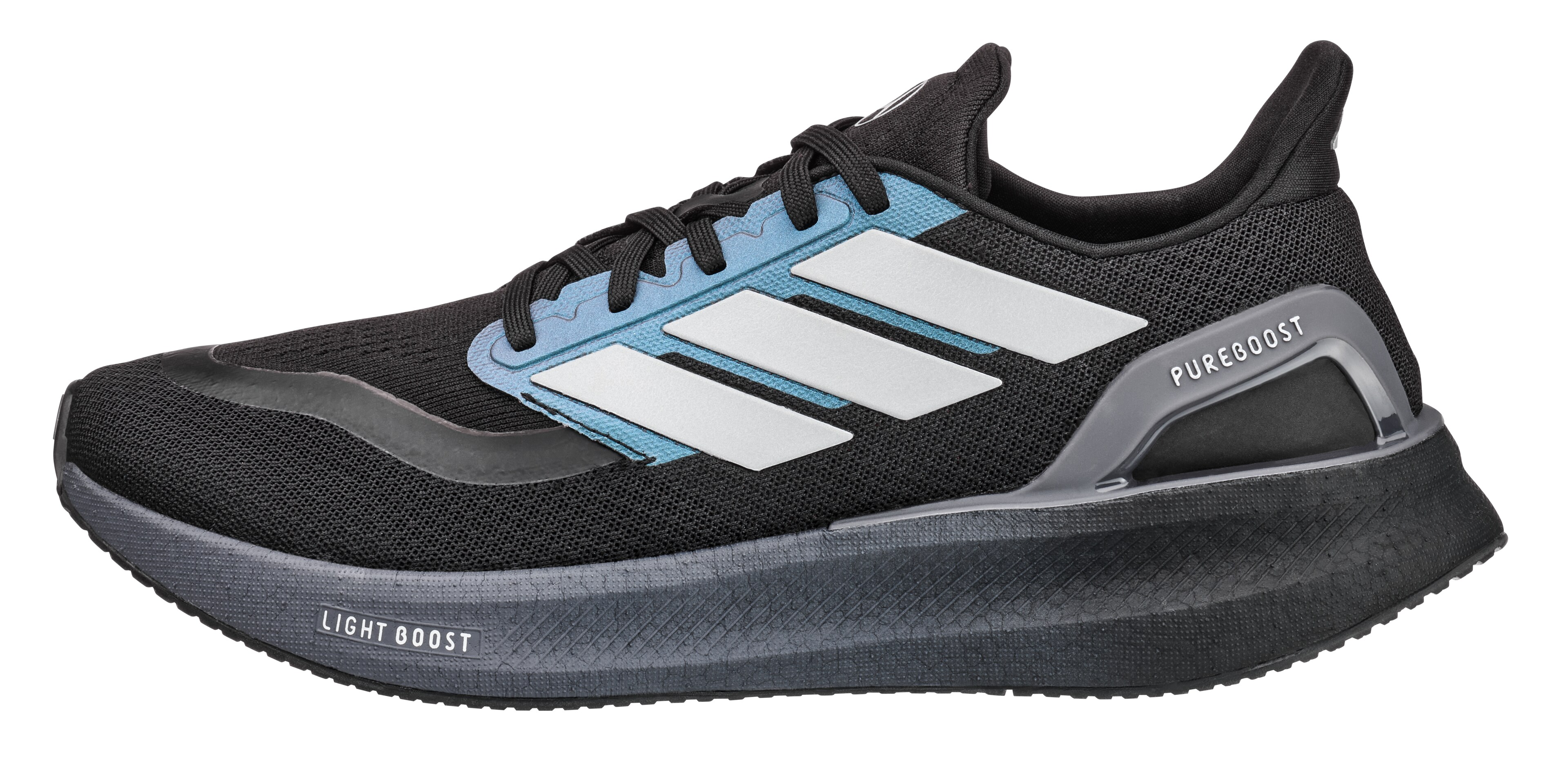 Scarpe da corsa, Pureboost 5 - colore nero / grigio scuro, 6,5, adidas