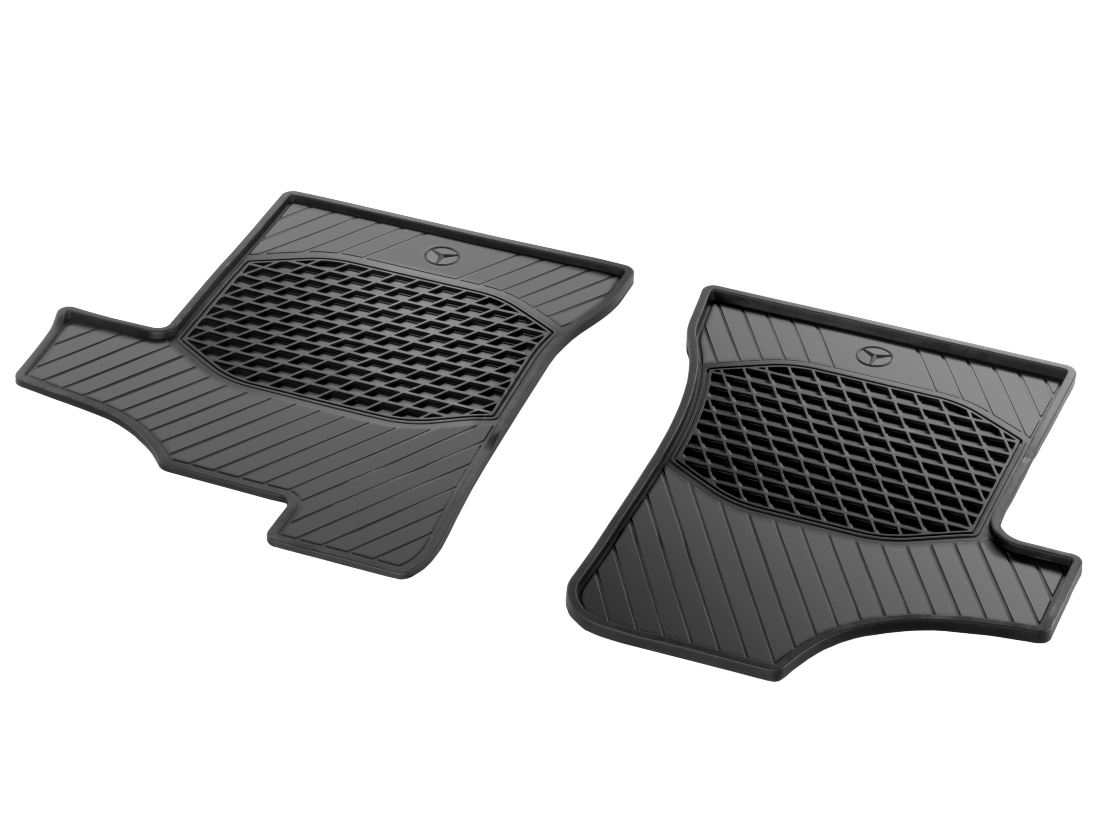 Tappetini in gomma, Tappetino lato guida & lato passeggero anteriore, 2 pezzi - RL, colore nero