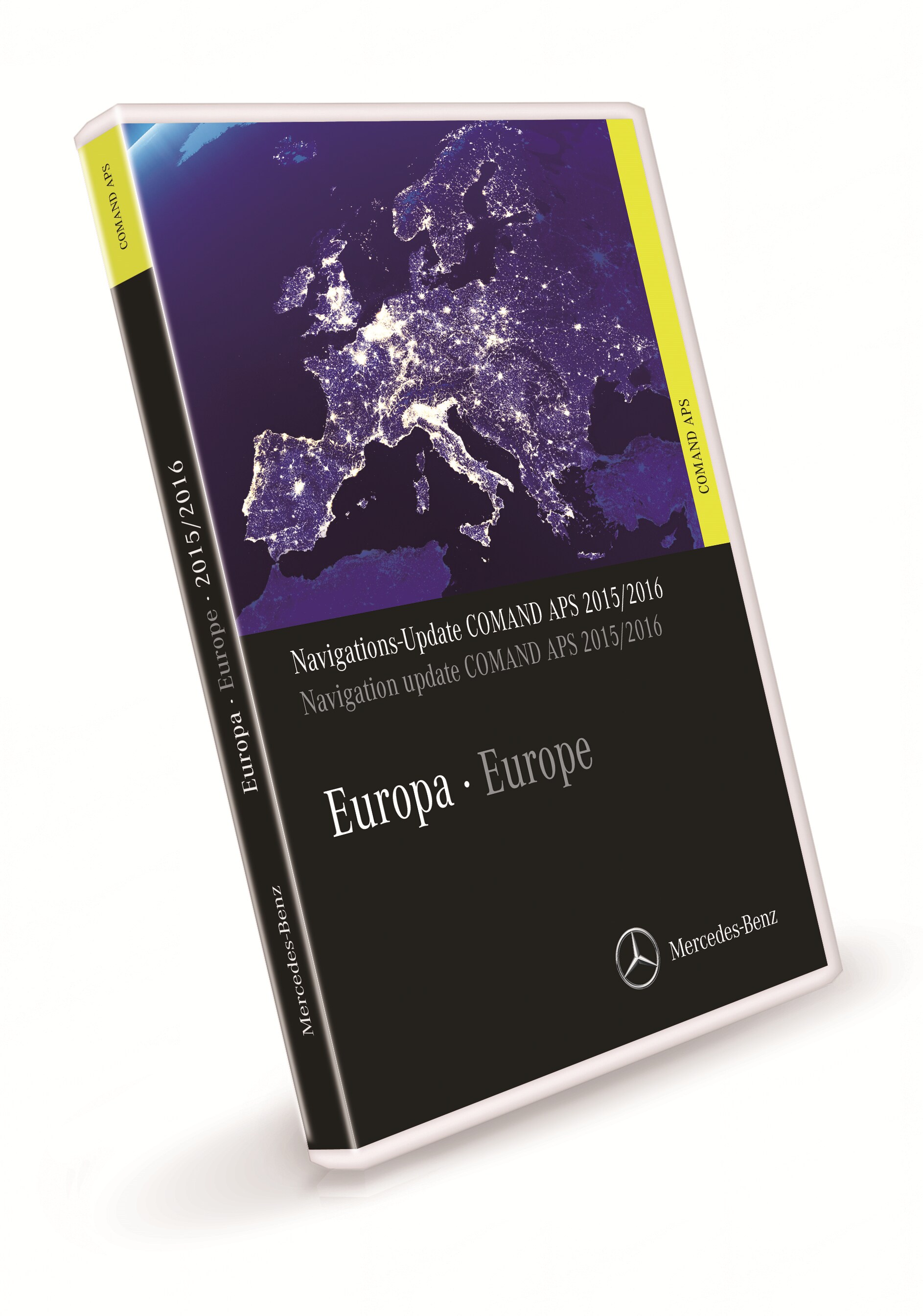 Aggiornamento dati cartografici, COMAND APS, Europa, Versione 2016/2017 - giallo agrumi, NTG2.5