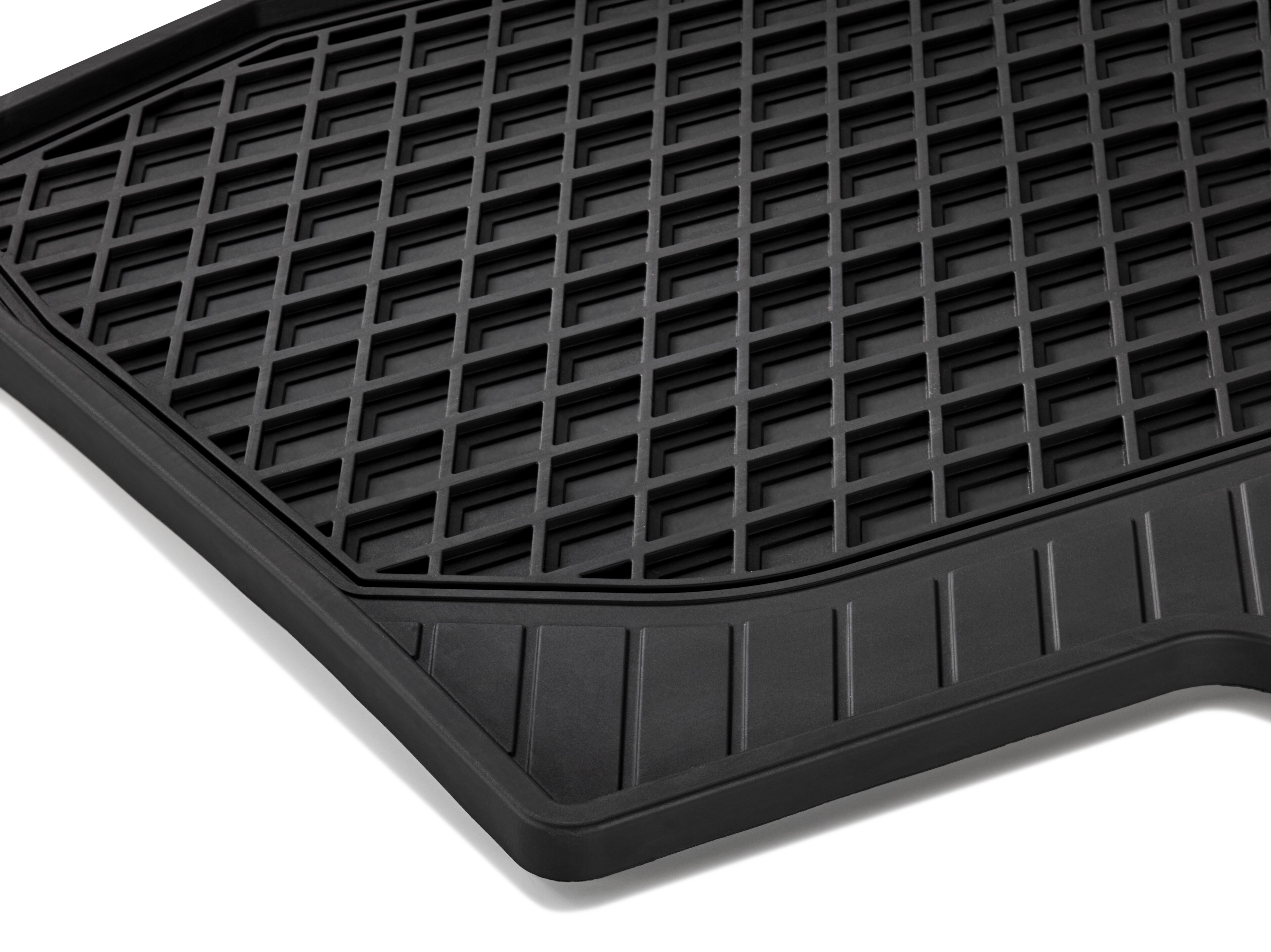 Tappetini in gomma Vano posteriore, 2 pezzi, Lunghezza 1 - LL/RL, colore nero