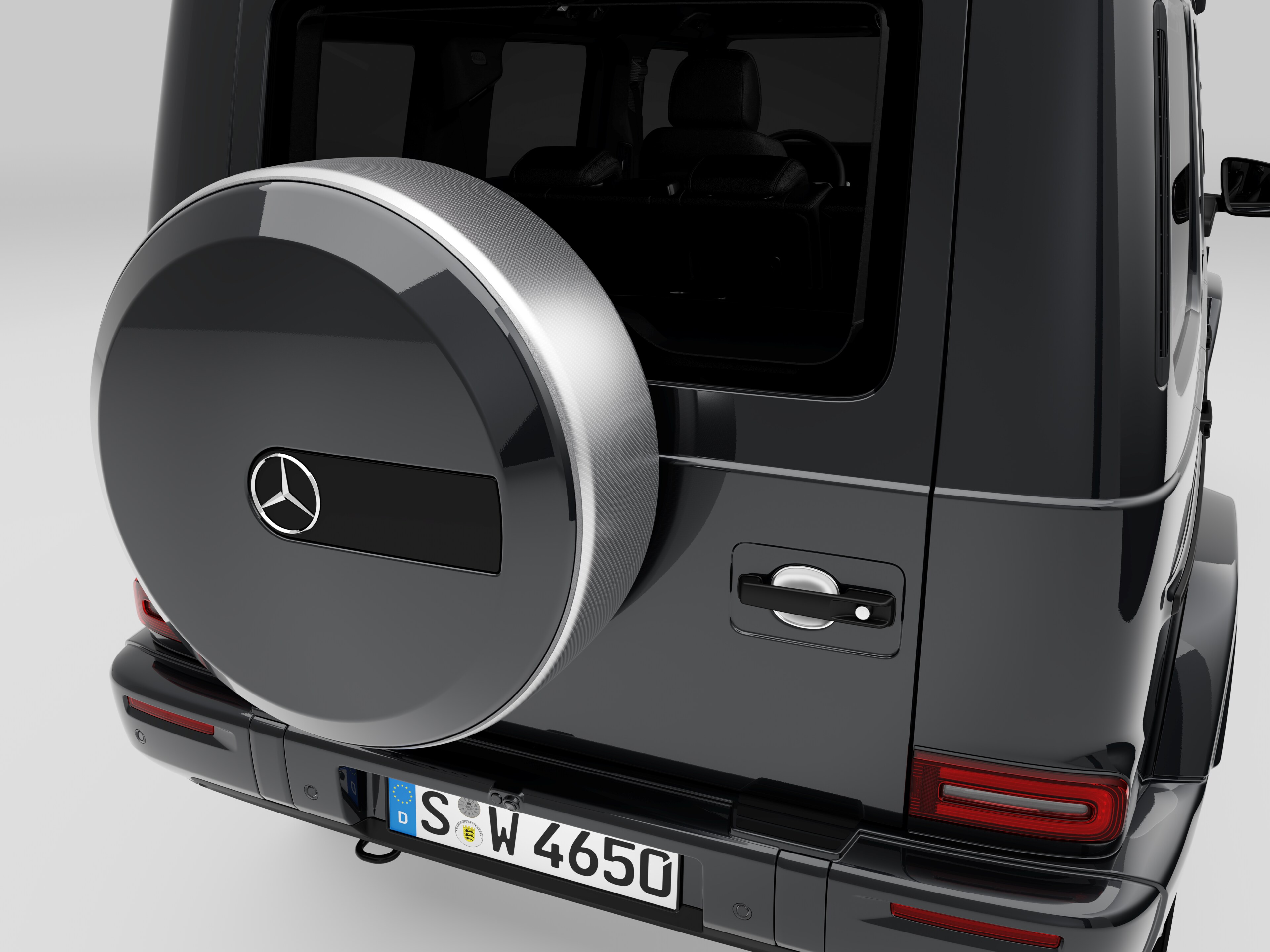 Alloggiamenti per le maniglie delle porte - silver shadow