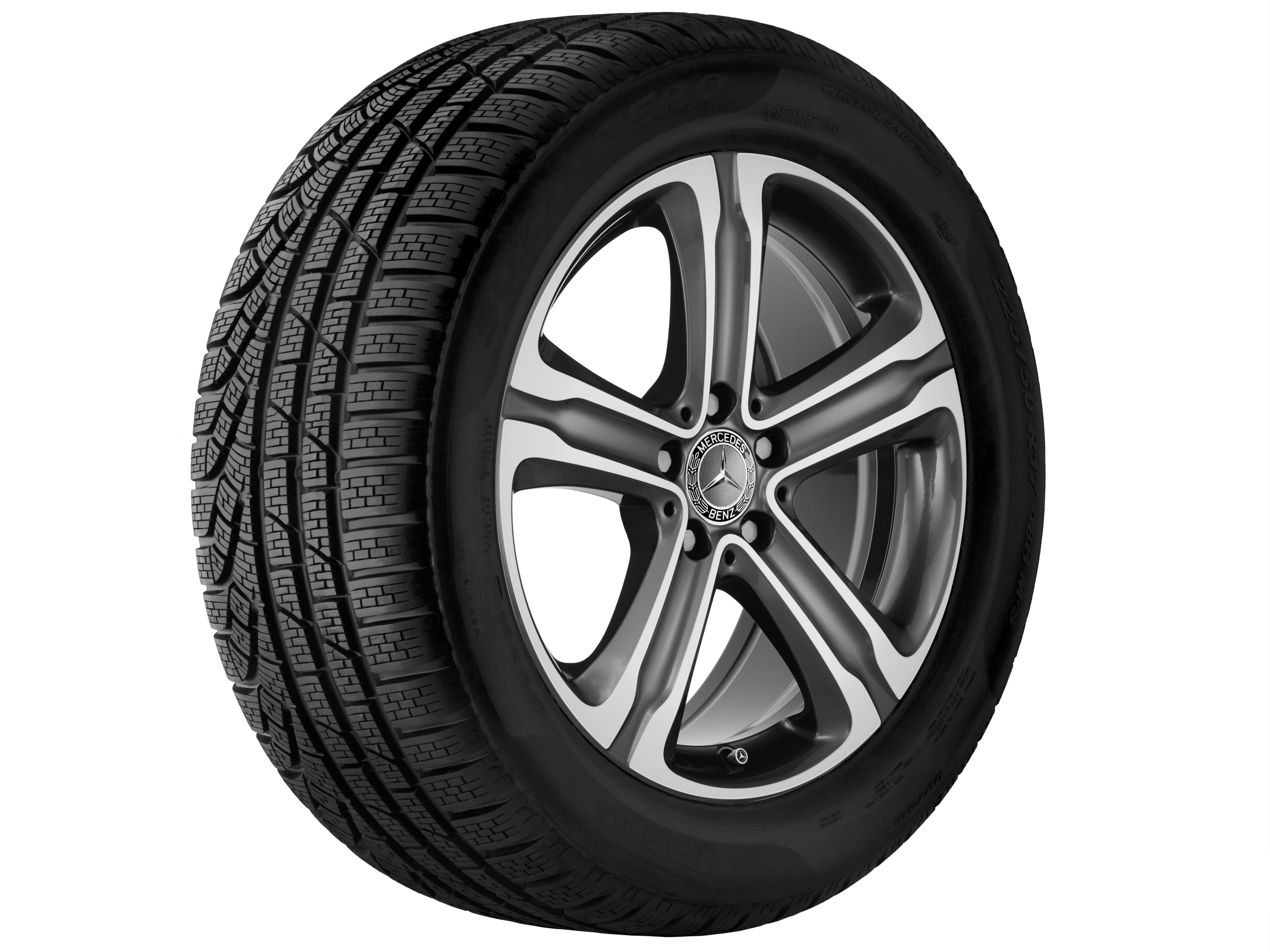 Cerchio a 5 razze - 235/60 R18  103V, 8 J x 18 ET 38