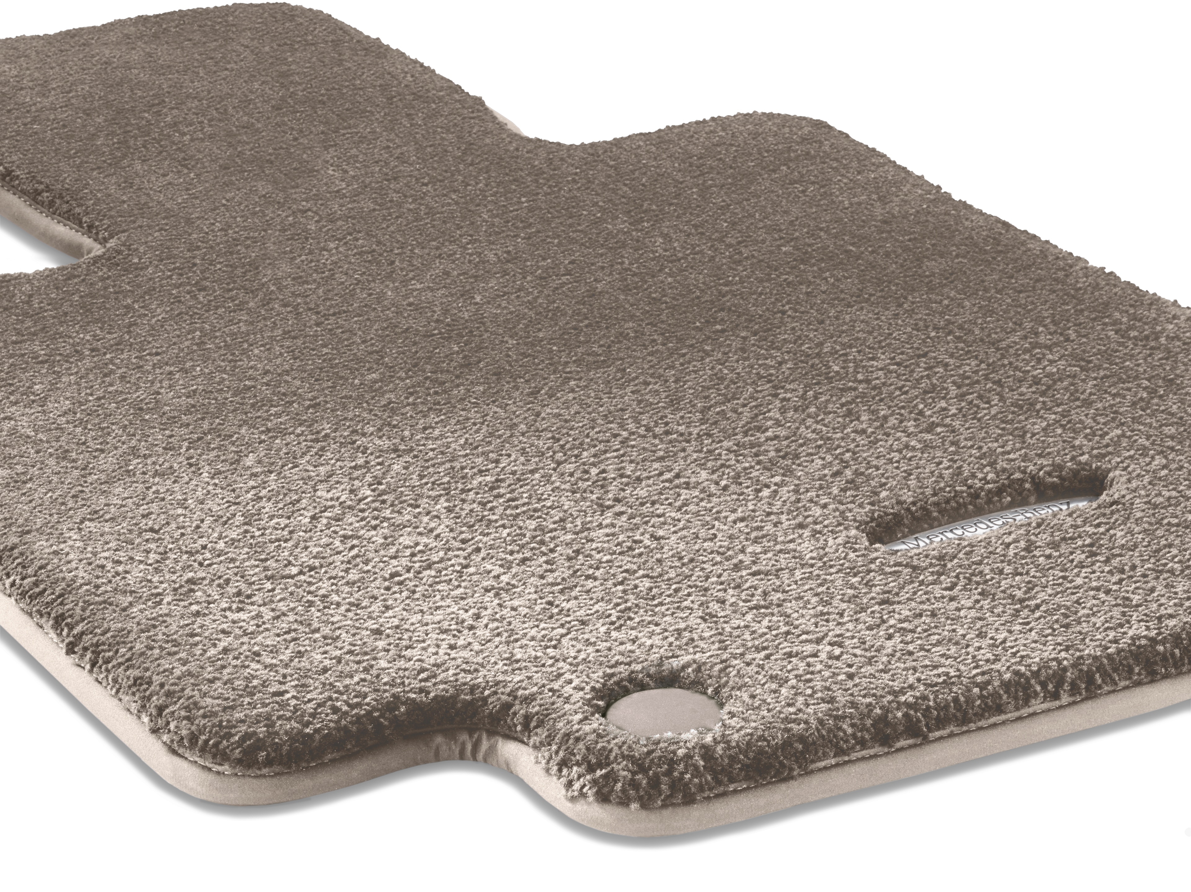Veloursmatten EXCLUSIV, Fahrer-/Beifahrermatte, 2-teilig - LL, macchiatobeige