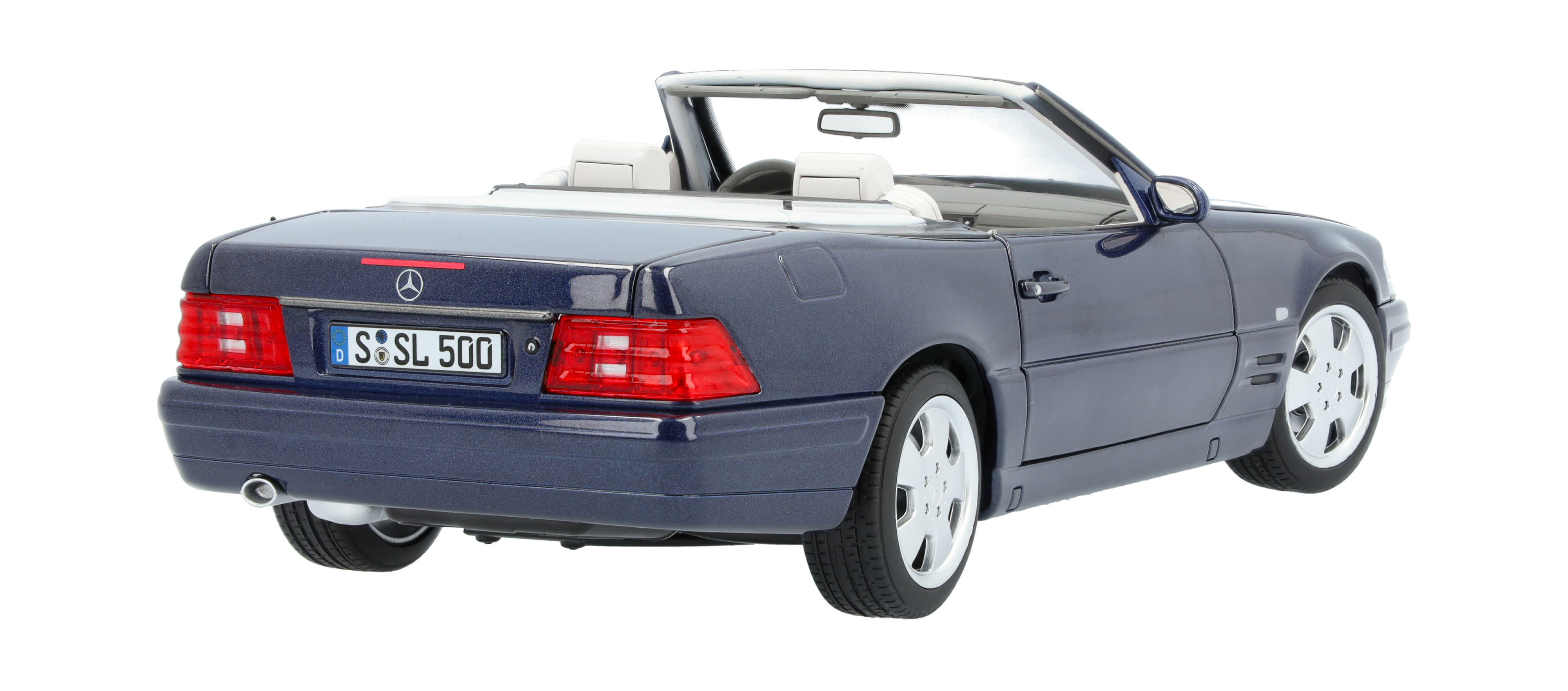 SL 500 R129 (1998-2001) - blu azzurro, Norev, 1:18