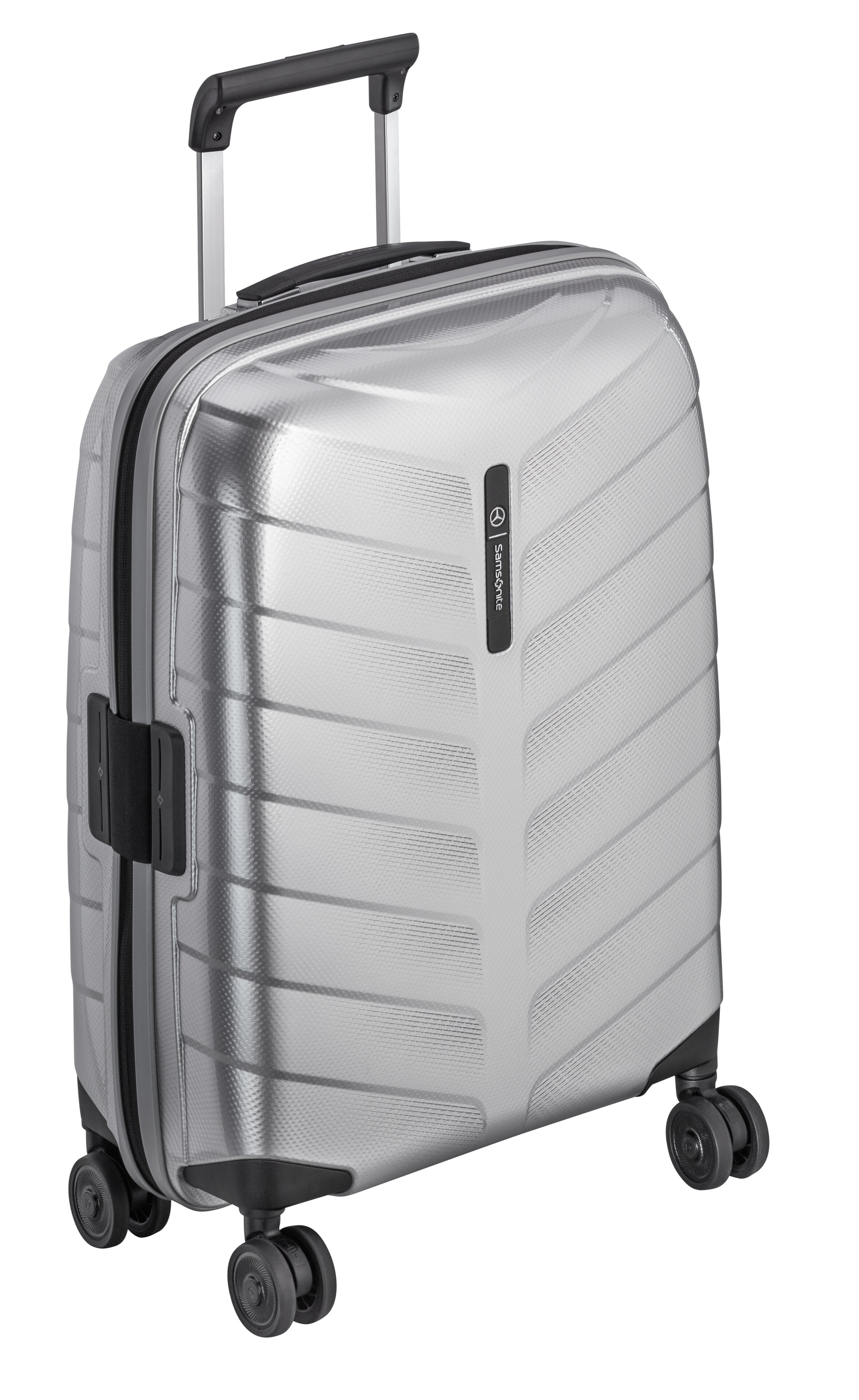 Valigie, Spinner 55 - argento, polipropilene / Poliestere, Samsonite, 38 l