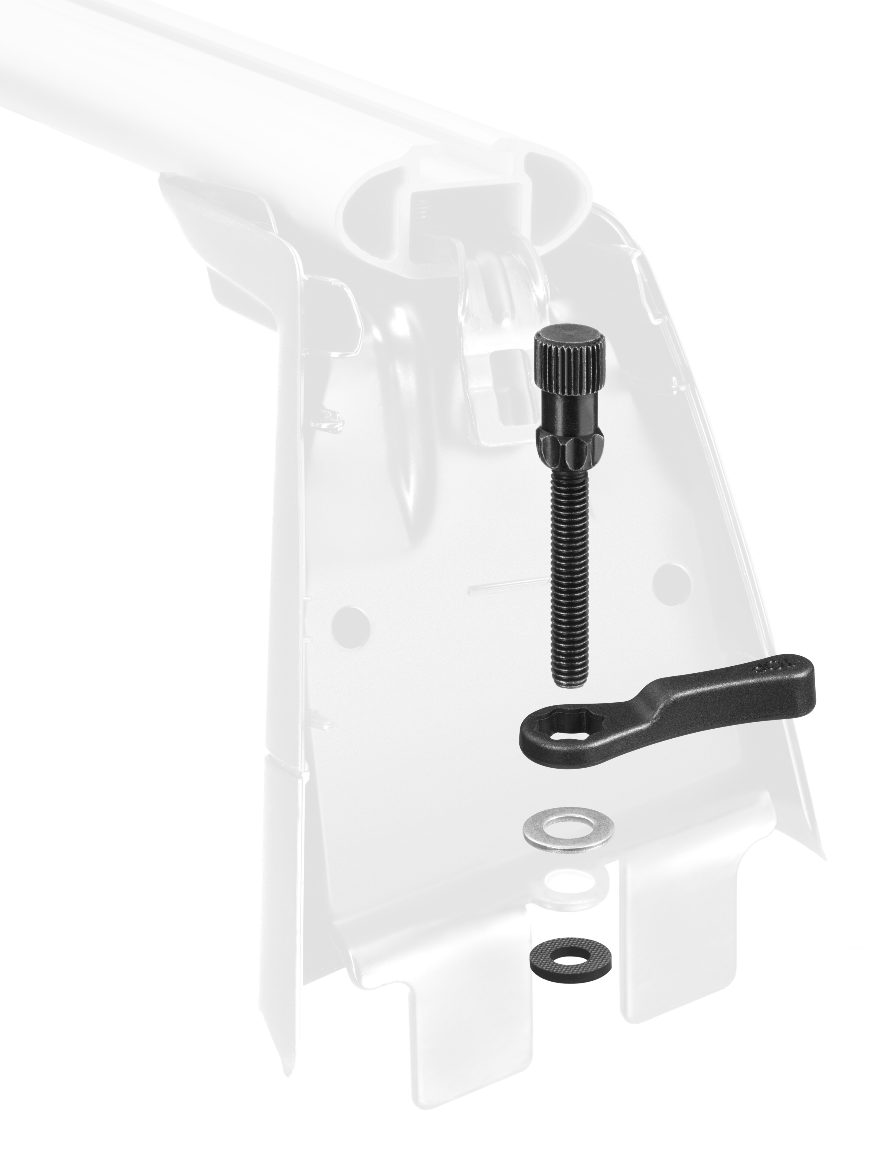 Elementi di fissaggio supporto di base, Alustyle / New Alustyle - acciaio / sintetico, colore nero / argento