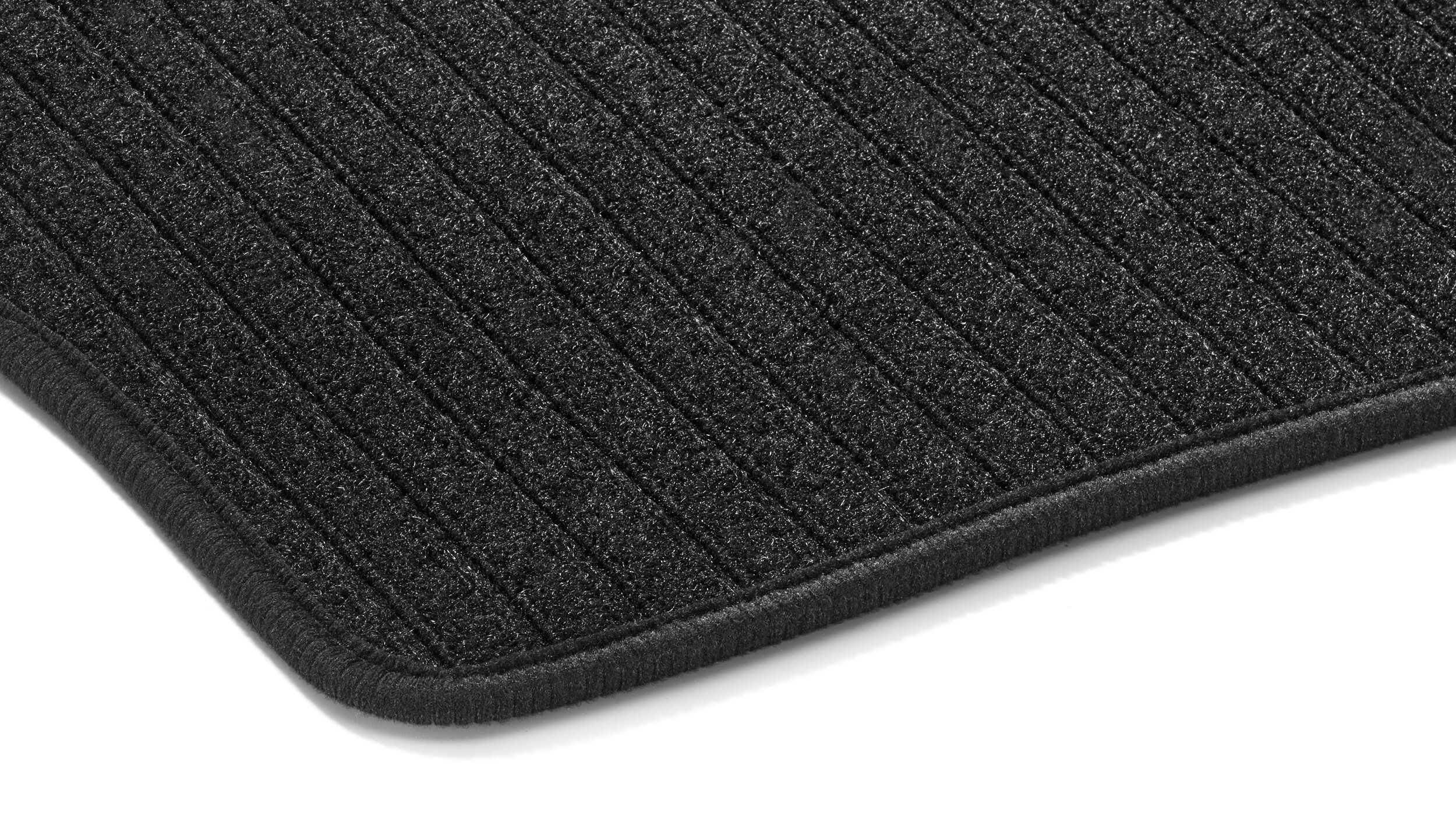 Tappetini in reps CLASSIC, 3ª fila di sedili, 2 pezzi - LL/RL, colore nero